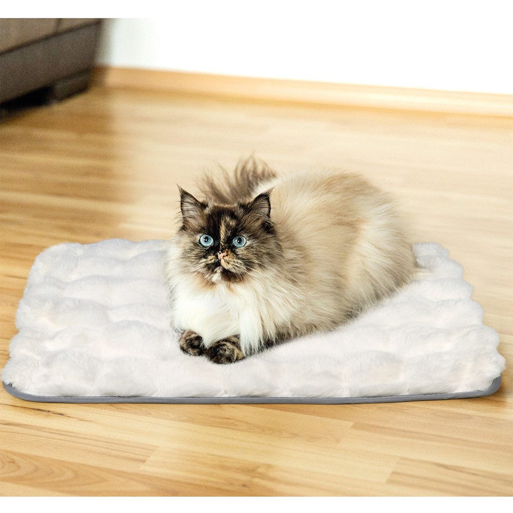 Ledander Tierdecke Thermodecke Tierbett Katzenbett Plüschbett, aus Polyester, für Katzen & Hunde mit, thermoisolierend