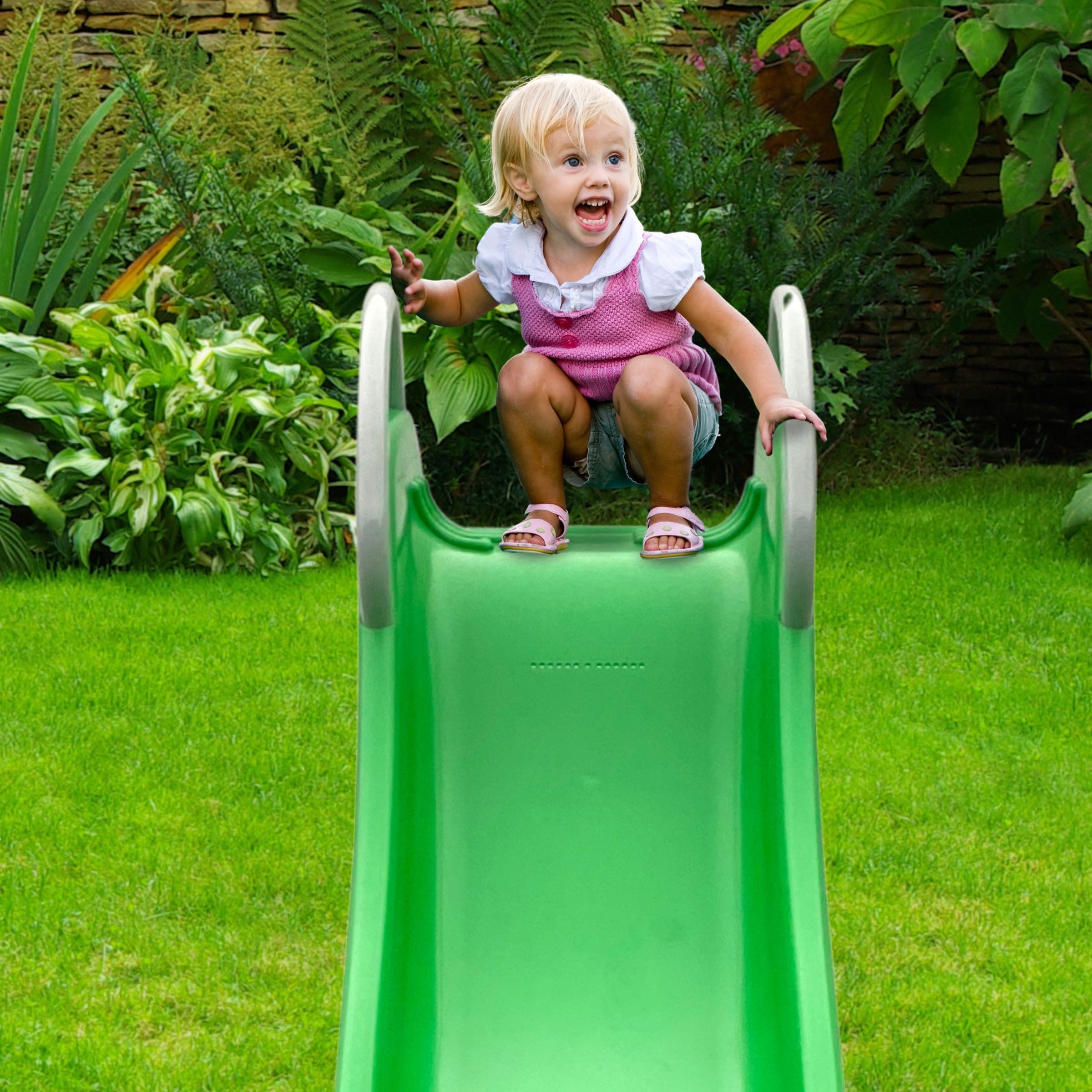 HyperMotion Rutsche Kinderrutschbahn, Große Gartenrutsche, Kinderleiter günstig online kaufen