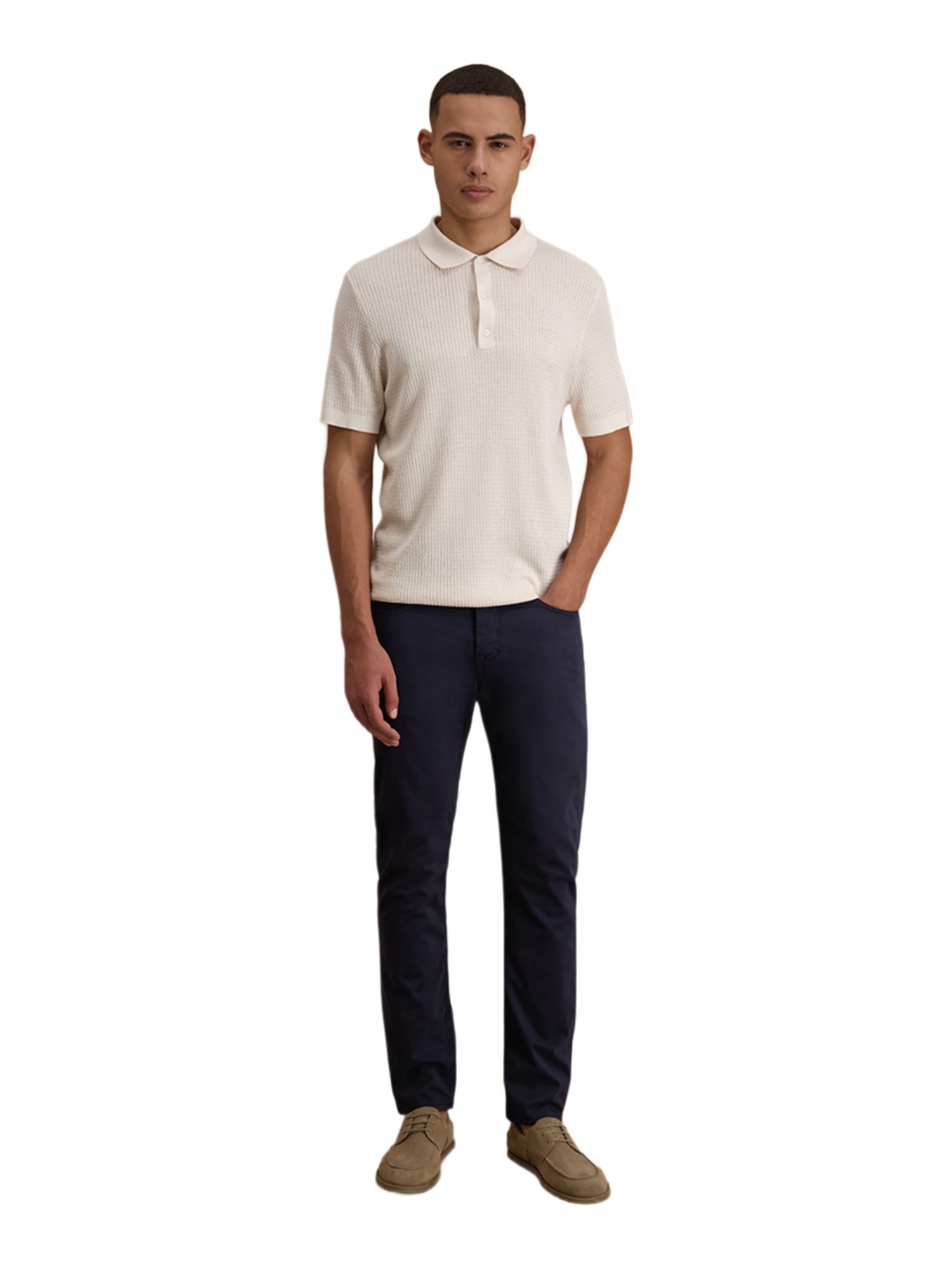 BALDESSARINI 5-Pocket-Hose blau,Casual,Baumwolle,Unifarben,Regular Fit,Mittel