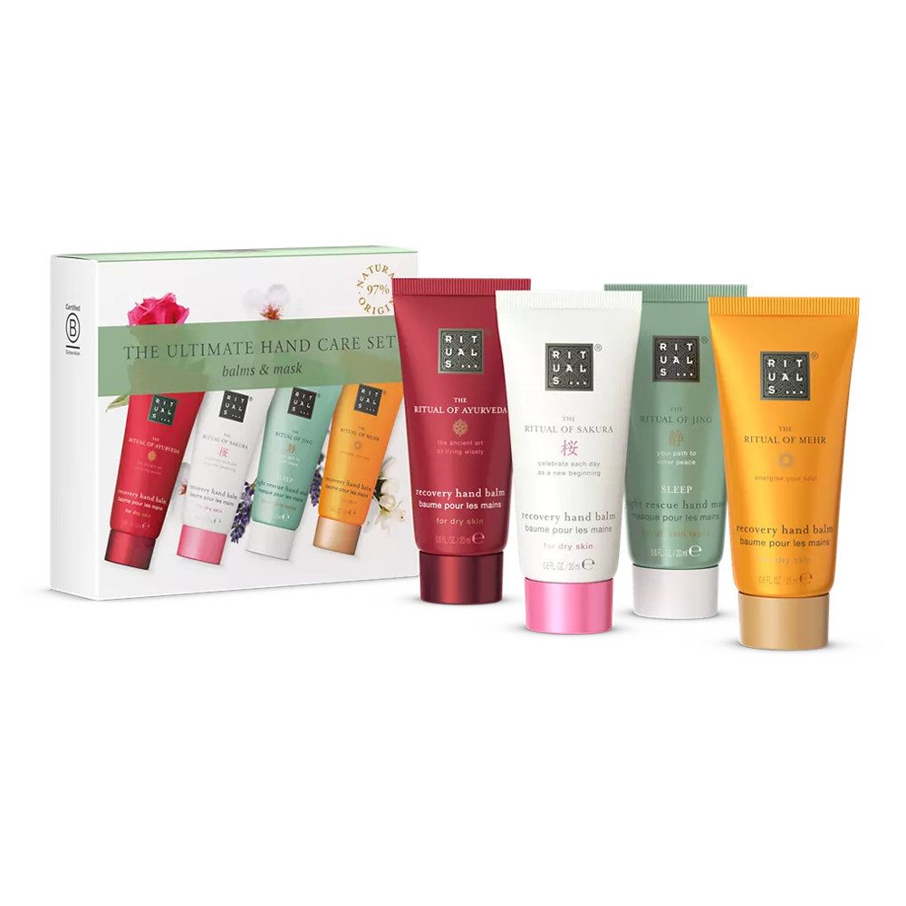 Pflege-Geschenkset The Ultimate Hand Care Collection – 4x 20ml Handcremes von Rituals