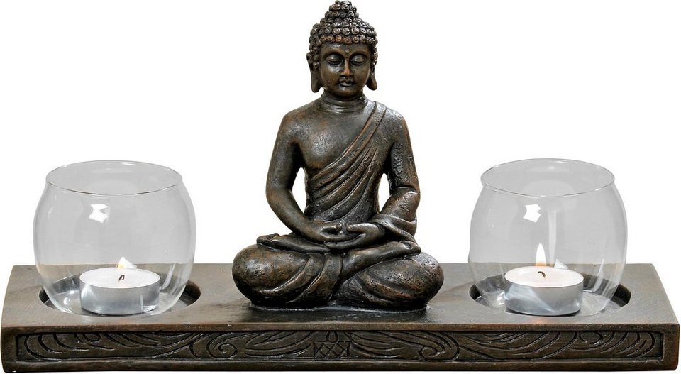 BOLTZE Windlicht »Buddha«, Dekorativer Kerzenhalter online kaufen | OTTO
