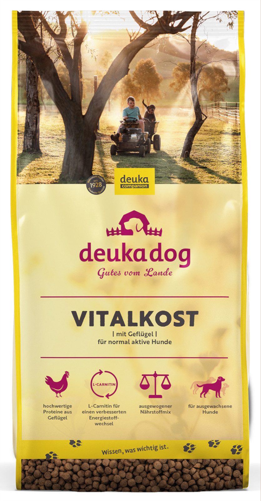 Deuka dog Vitalkost Geflügel, Trockenfutter für: Hunde