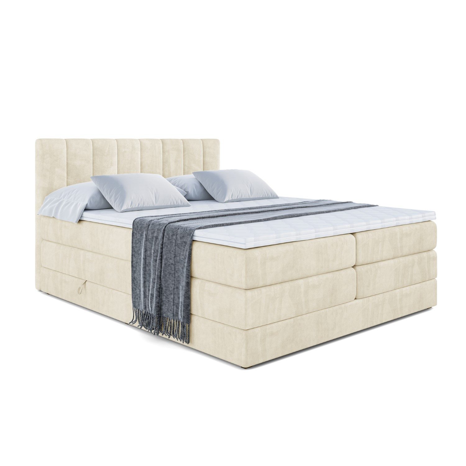 ALTDECOR Boxspringbett OTTA KING (Multipocket-Matratze H4, günstig online kaufen