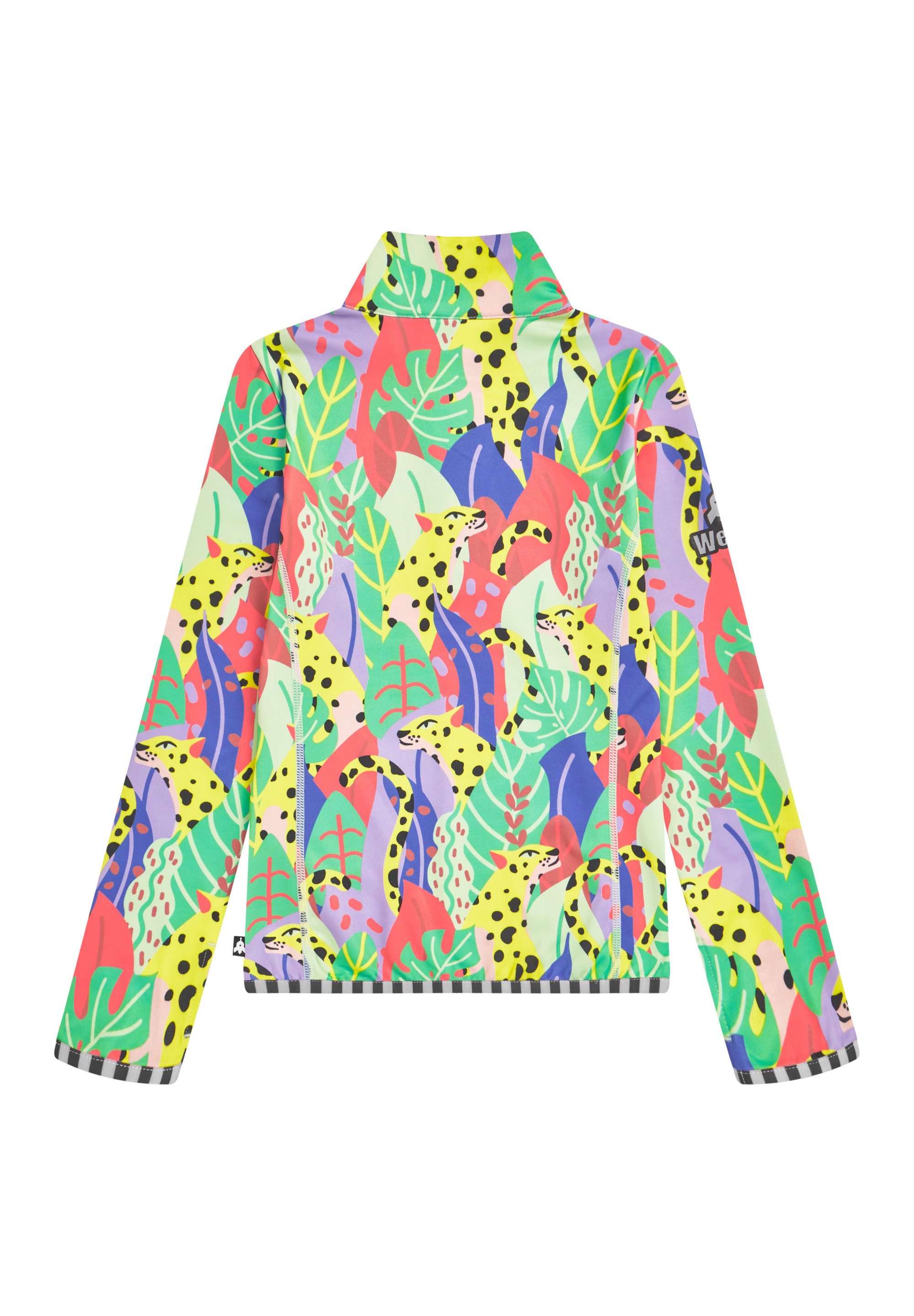 WeeDo Longsweatshirt COSMO CANDY JUNGLE Feuchtigkeitsregulierendes Funktionsshirt für Kinder
