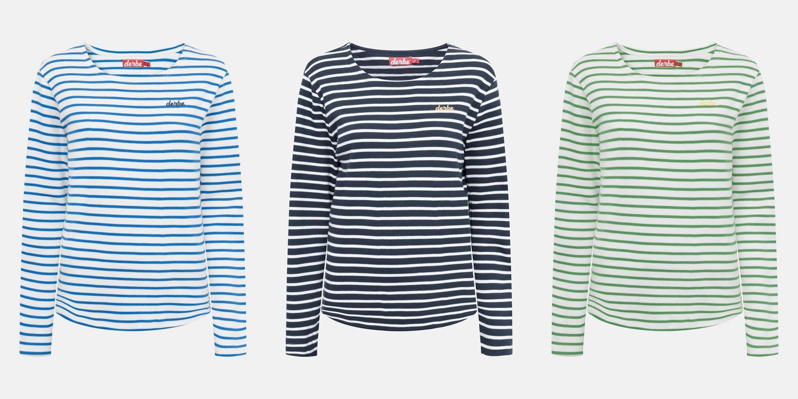 Derbe Langarmshirt Interstriped Damen Longsleeve (1-tlg) günstig online kaufen