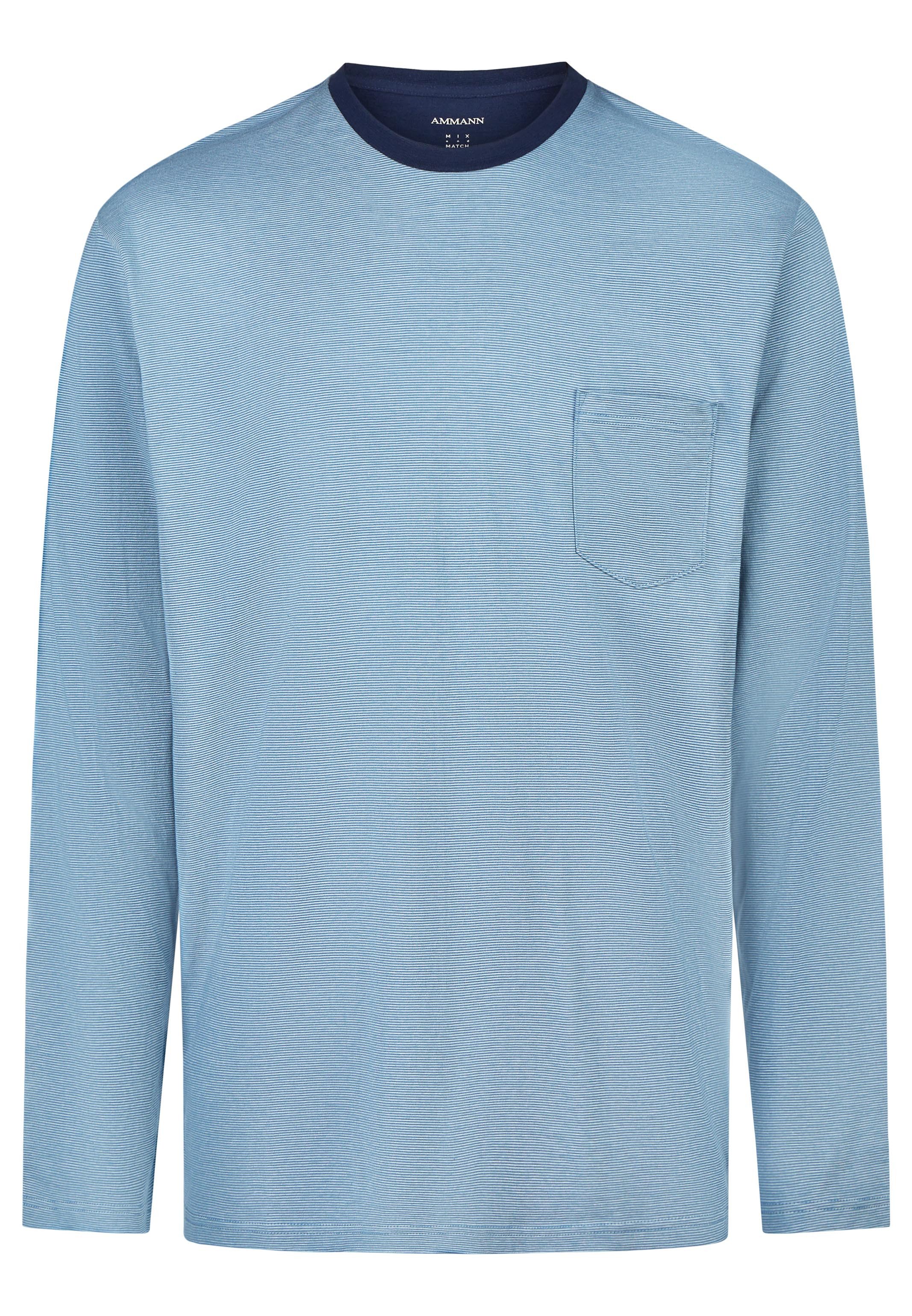 Ammann Pyjamaoberteil Mix & Match (1-tlg) Schlafanzug Oberteil - Baumwolle - Blickdicht - Aus Baumwolle – Bild 2 von 5