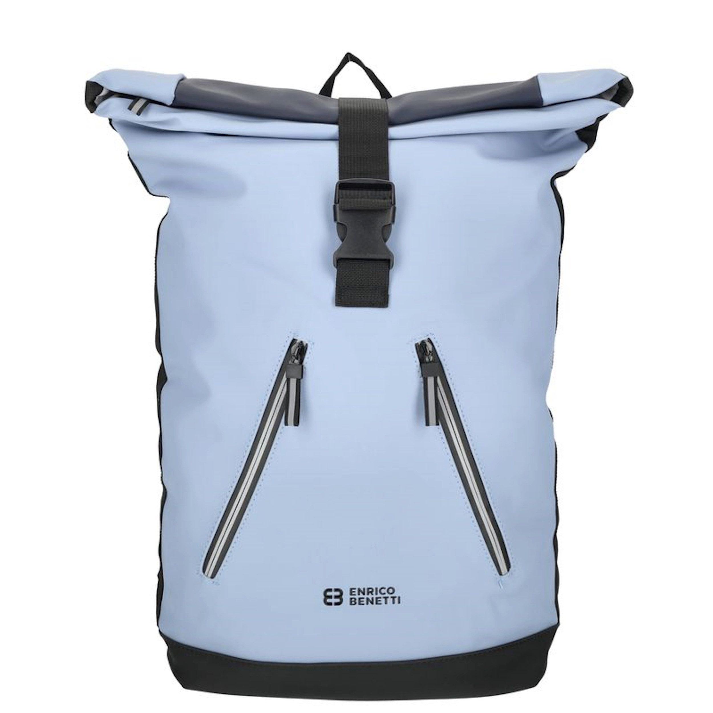 Enrico Benetti Cityrucksack Rolltop in zwei Größen, div. Farben