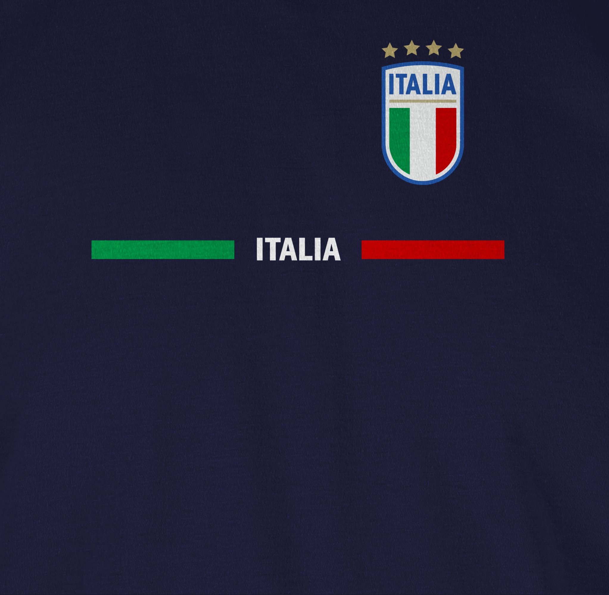 Shirtracer Rundhalsshirt Italien Trikot Wappen, Italia mit Stolz, Italienisches Fan-Motiv 2026 Fussball WM Fanartikel