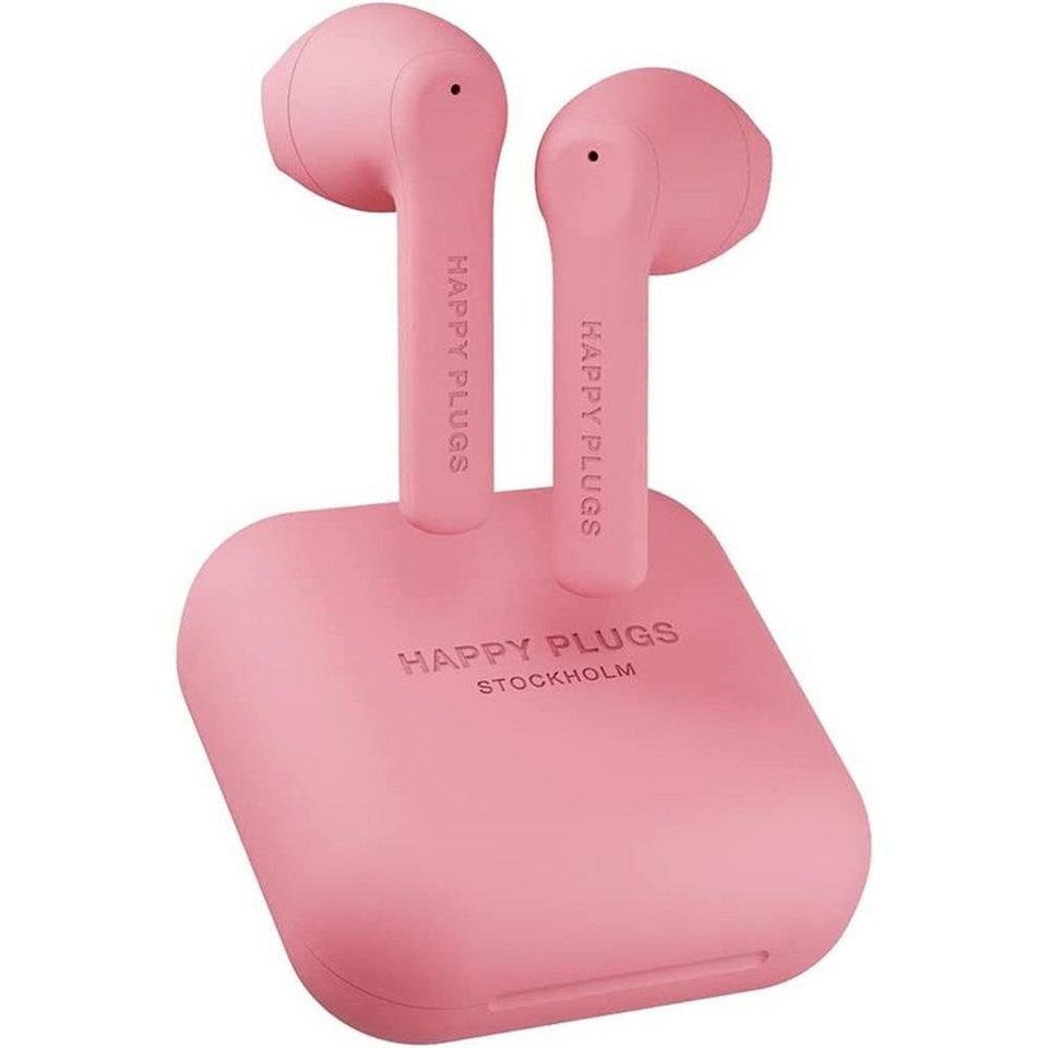 Happy Plugs Air 1 Go wireless In-Ear-Kopfhörer (Pfirsich / Rosa, Ohrhörer,  Bluetooth), Hohe Audioqualität und schweißresistent