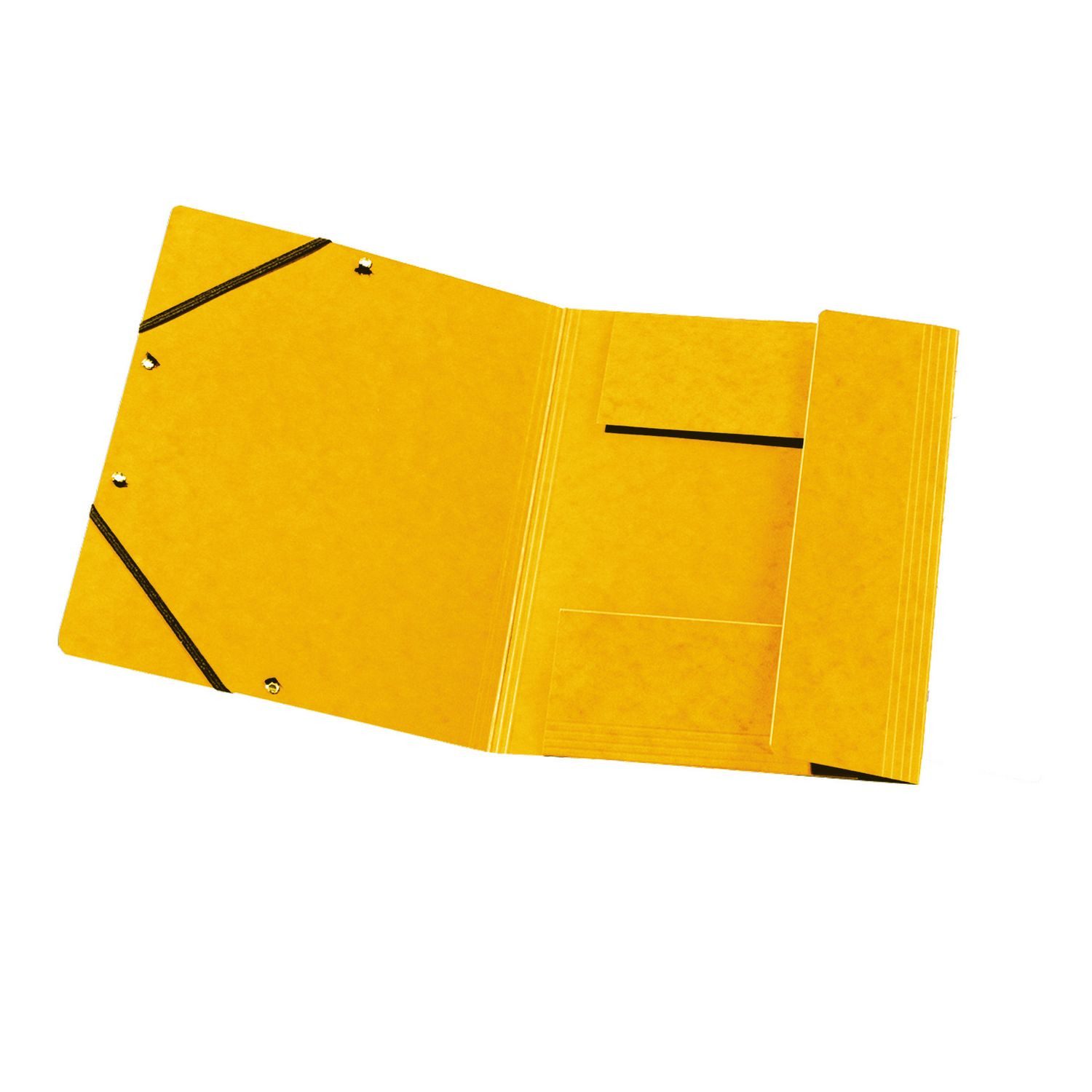 Herlitz Schreibmappe Herlitz Einschlagmappe mit Gummizug A4 gelb