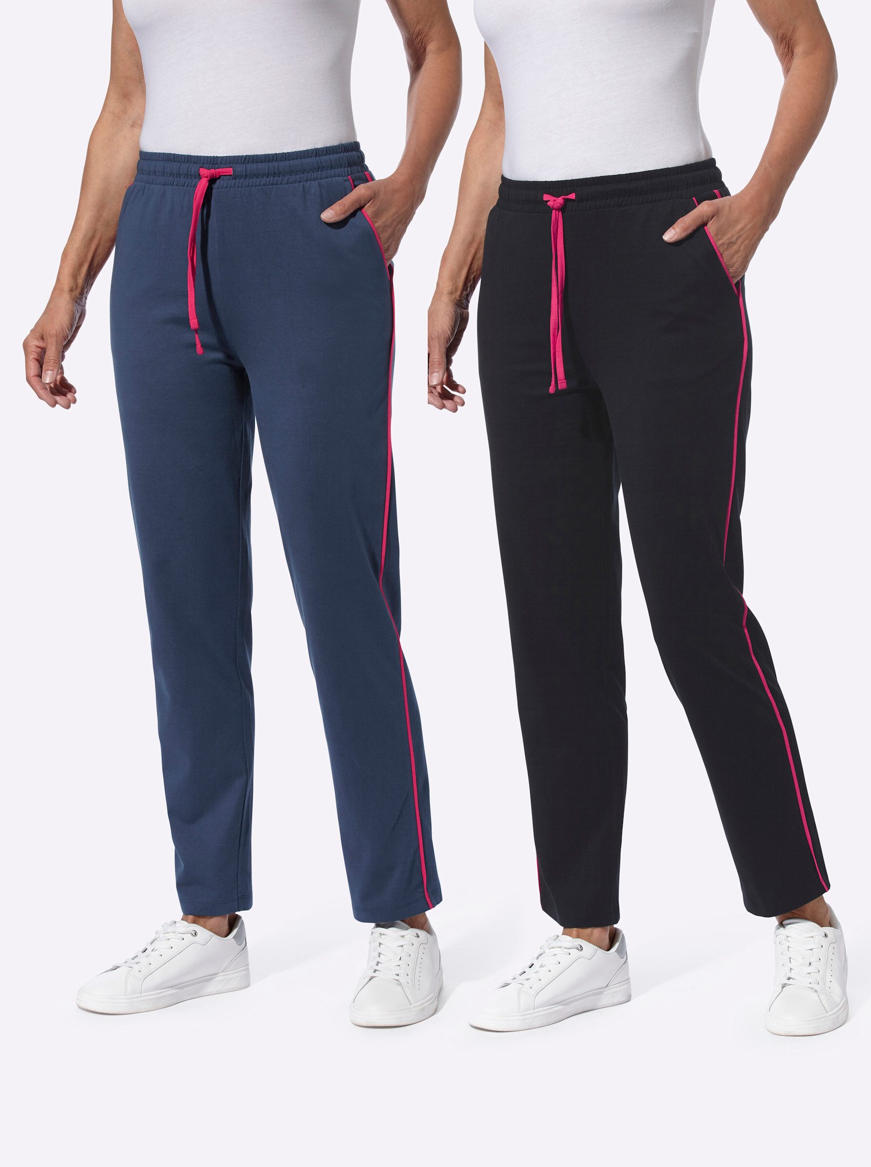 Sieh an! Jogginghose Freizeithose (2-tlg) günstig online kaufen