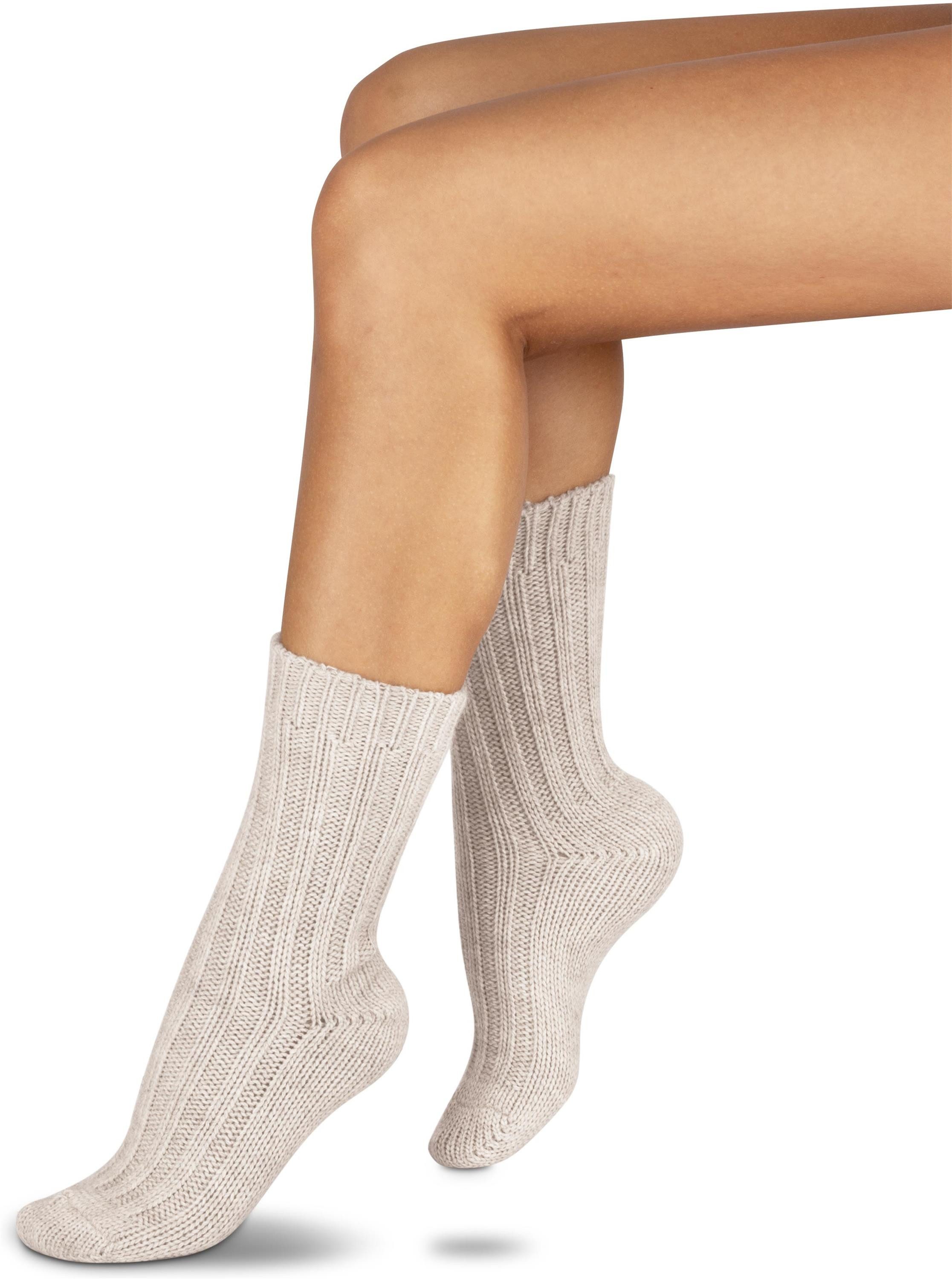 normani Thermosocken 2 Paar Alpaka-Socken (Set, 2 Paar) hochwertige Alpaka-Wolle – Bild 4 von 5