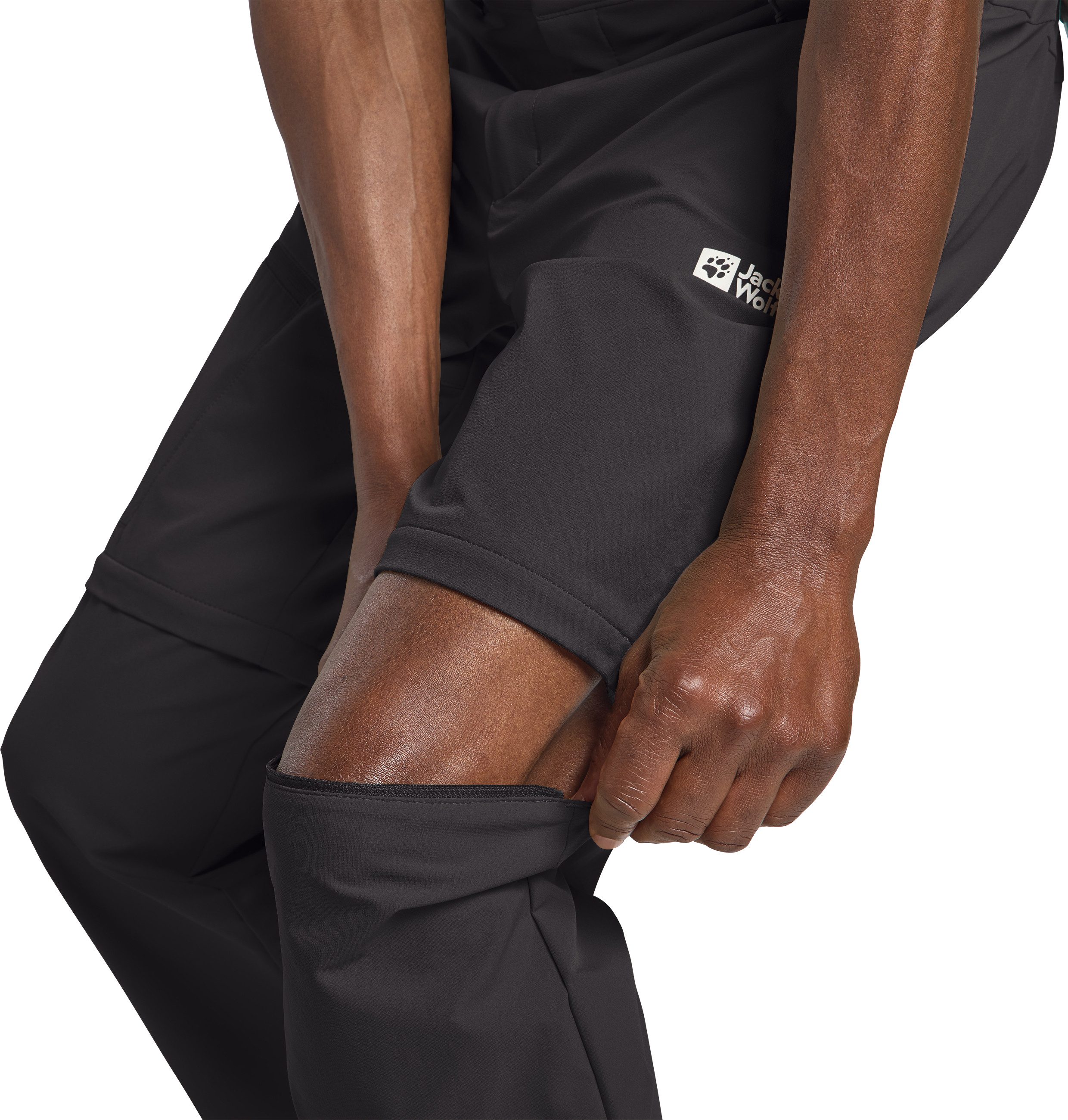 Jack Wolfskin Zip-off-Hose PICO TRAIL ZIP OFF PANTS M atmungsaktives Material, schnell trocknend, wasserabweisend