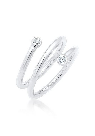 ELLI Кольцо »Wickelring Geo Swarovski...