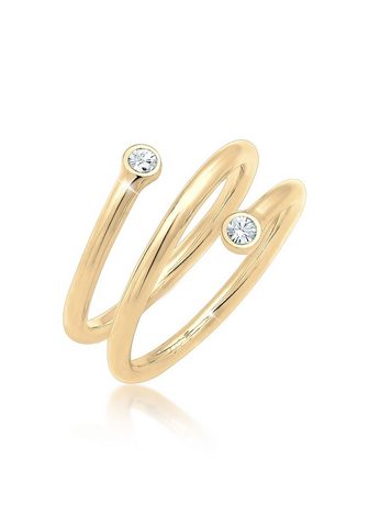 ELLI Кольцо »Wickelring Geo Swarovski...