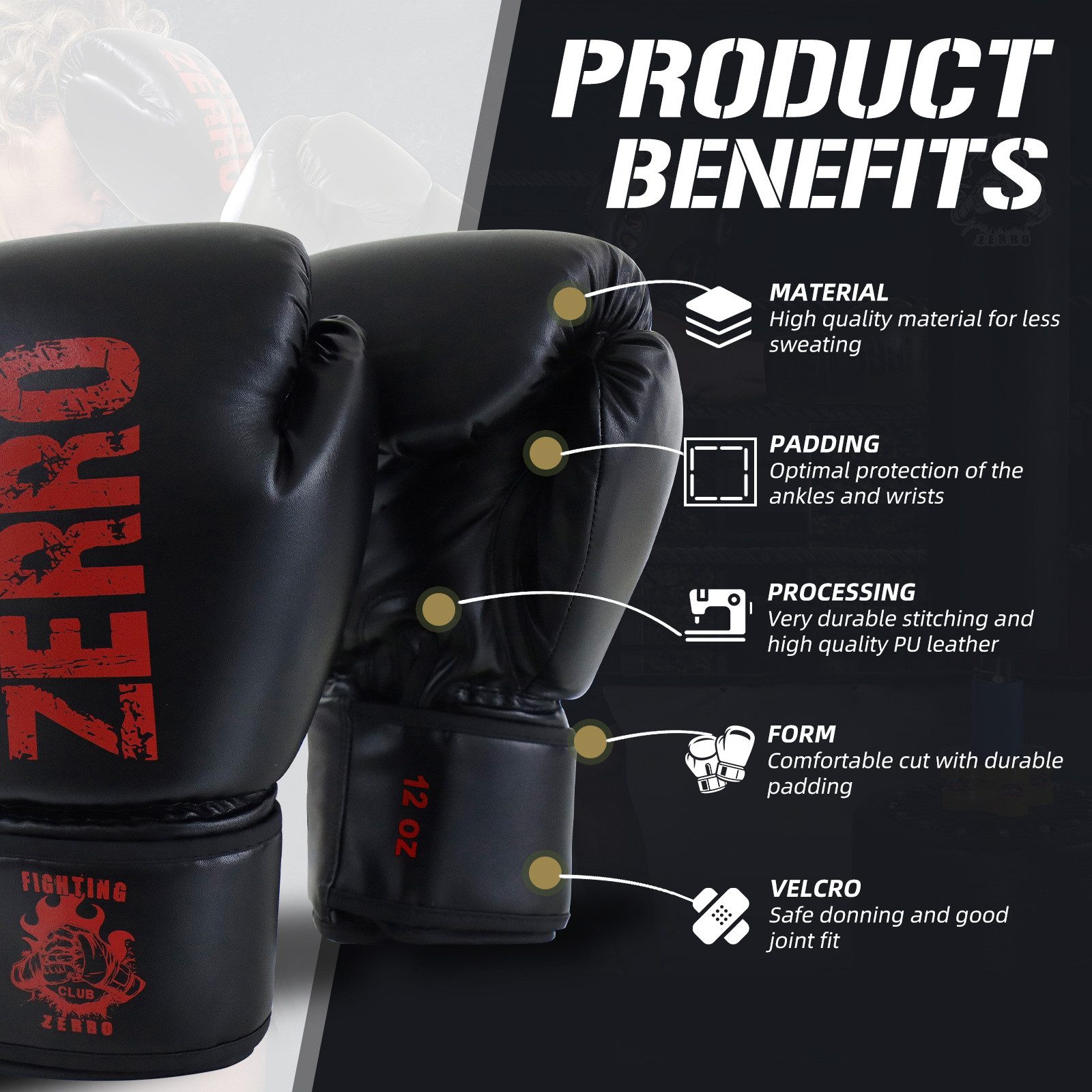 CCLIFE Boxhandschuhe Boxhandschuhe Boxing Gloves für günstig online kaufen