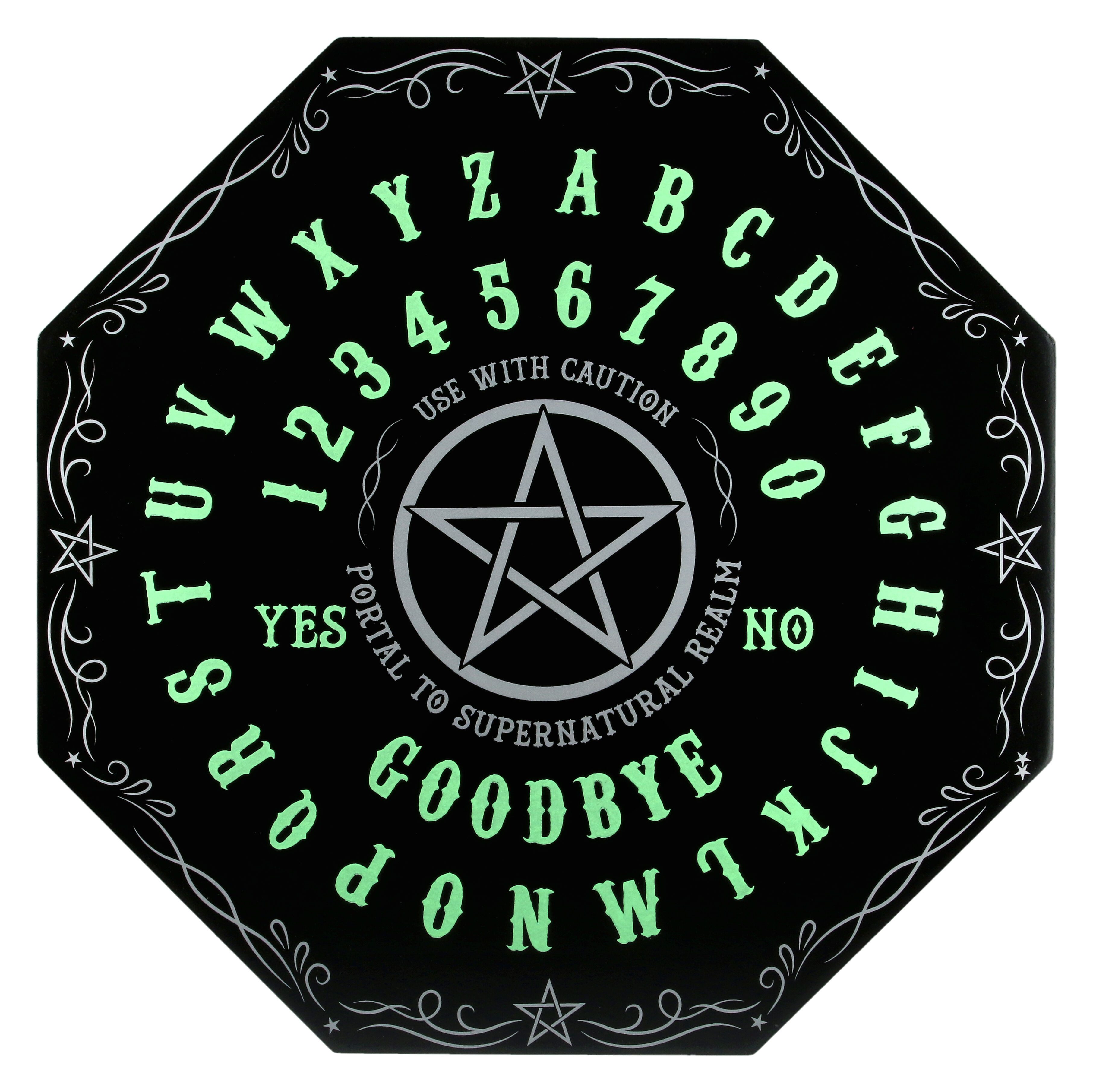 Dekoobjekt Wahrsagerbrett - Glow in the Dark - Ouijaboard Fantasy Gothic
