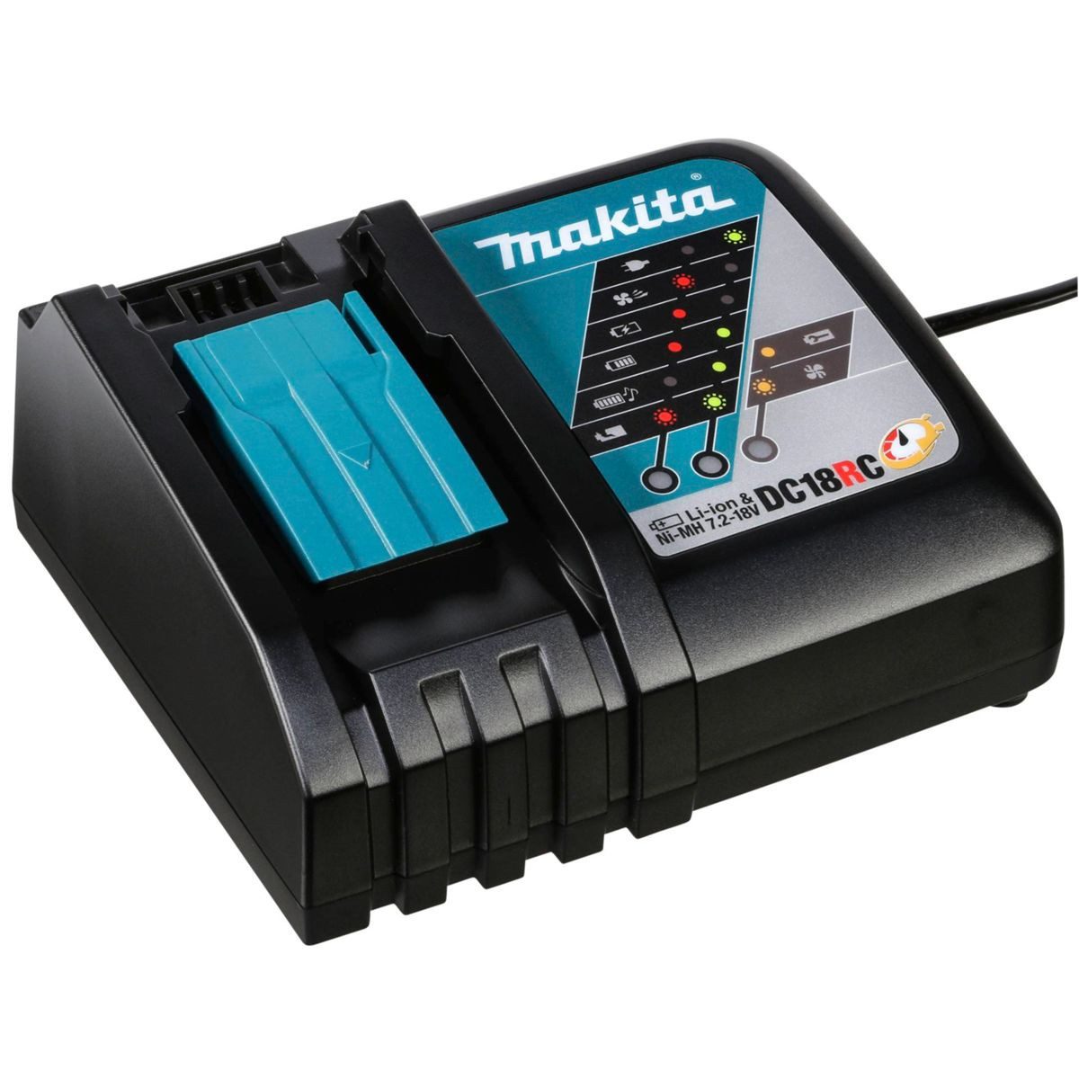Makita 195584-2 DC18RC Ladegerät 18V Werkzeug-Akku-Ladetechnik