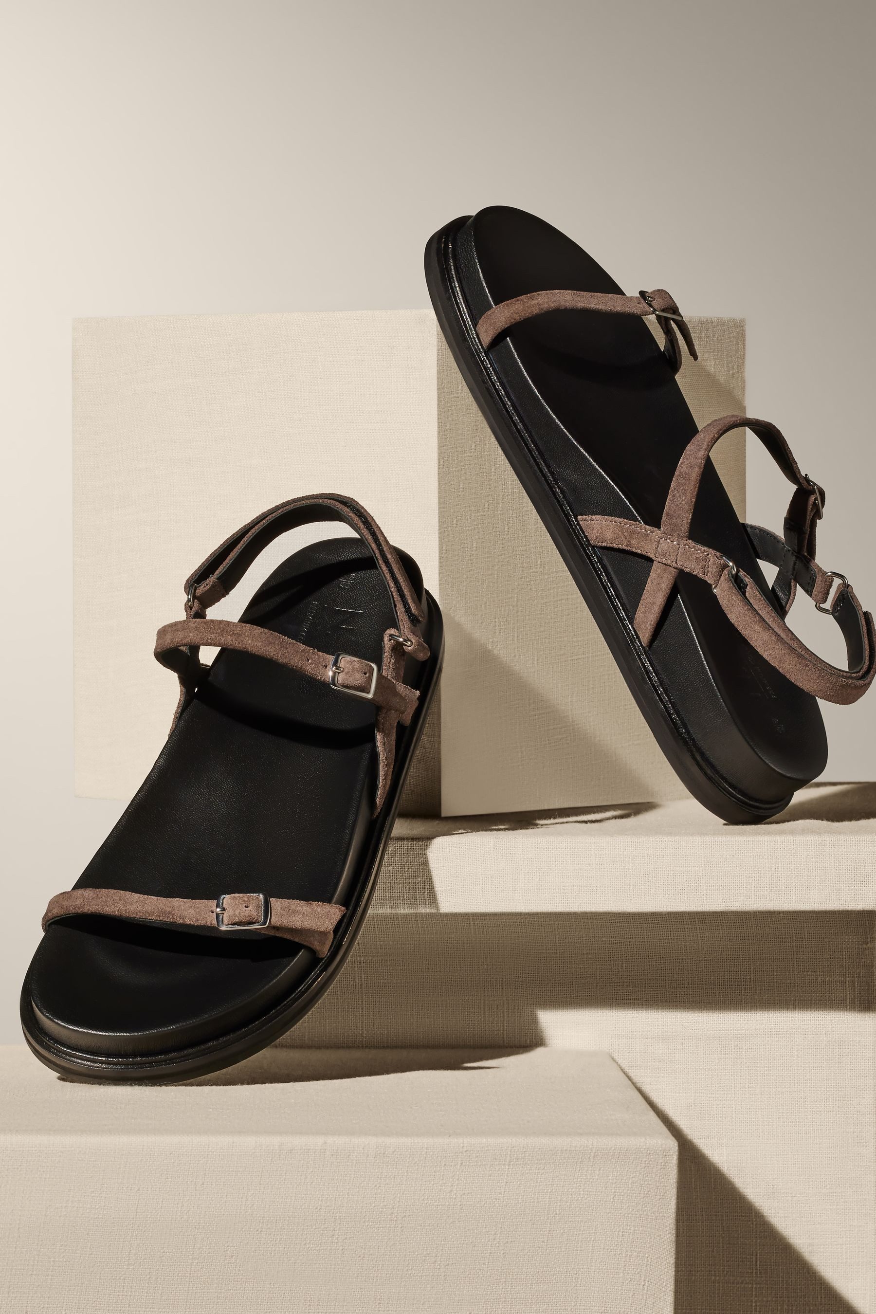 Next Premium Forever Comfort® Ledersandale mit günstig online kaufen