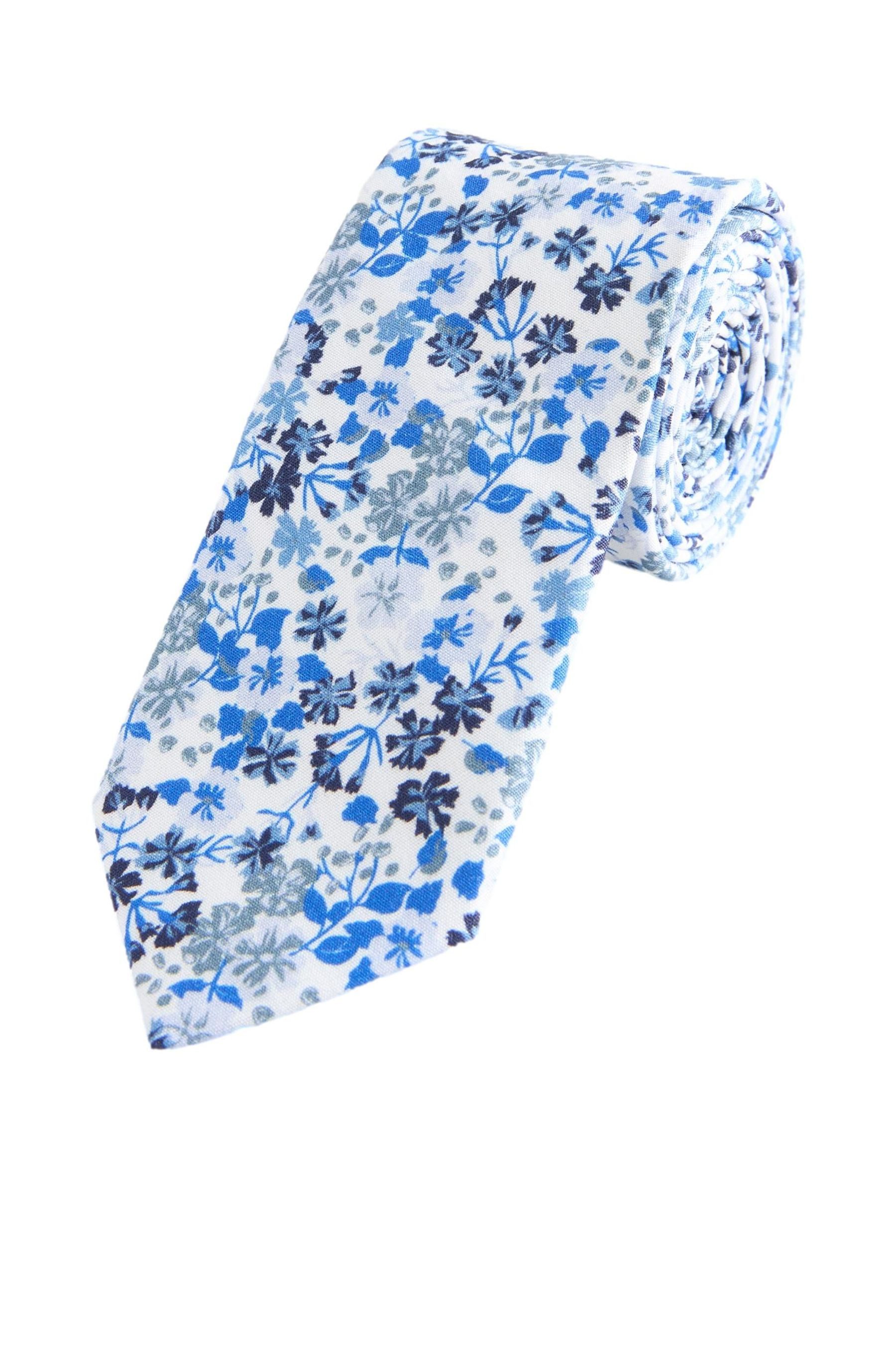 Next Krawatte Krawatte mit floralem Print (1-St)