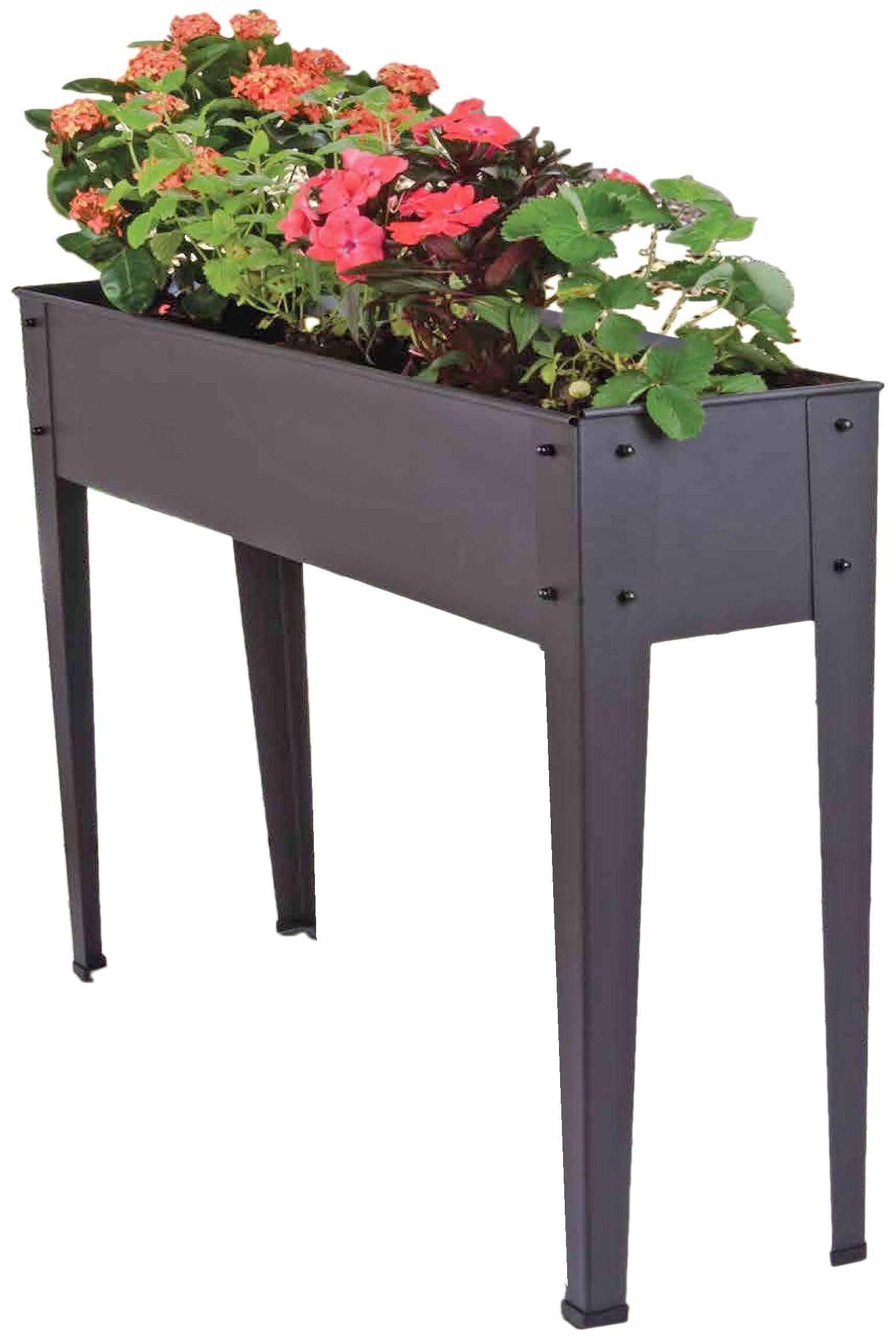 Garden Pleasure Hochbeet Hochbeet BEDELIA aus Metall in Anthrazit von GardenPleasure