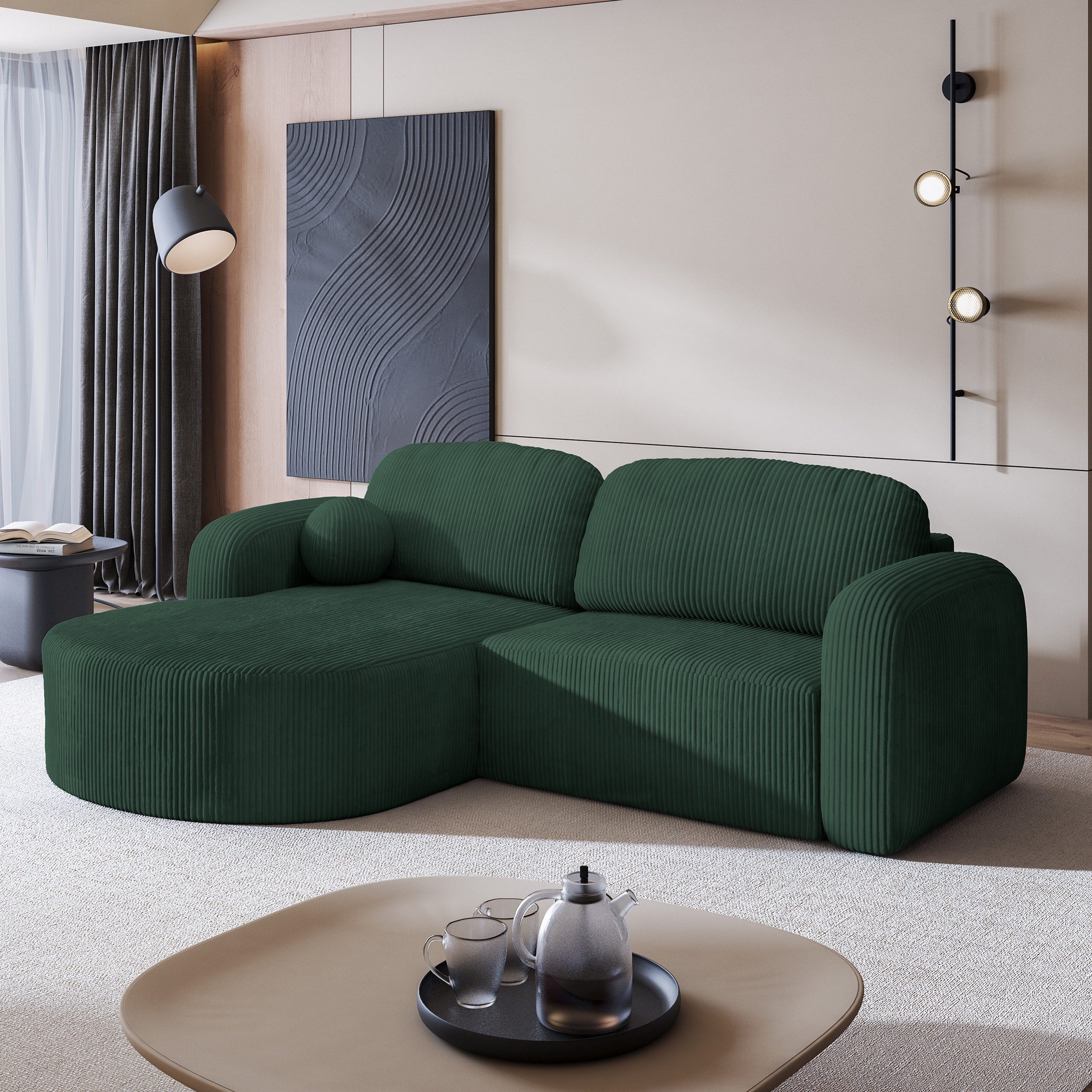 Masseno Ecksofa AMILIA mit Schlaffunktion L-Form, günstig online kaufen