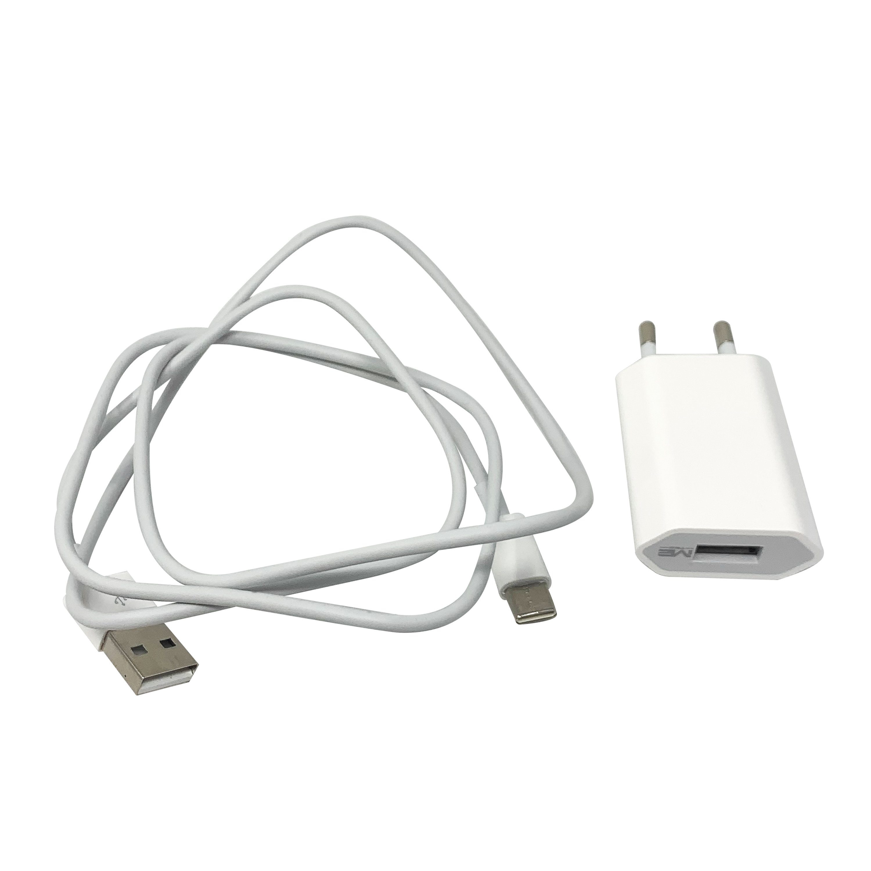 H-basics USB-C Ladekabel 1 Meter - 1A, 5W, ABS für neue Handy modelle,  Samsung, Huawei, OnePlus Smartphone-Ladegerät