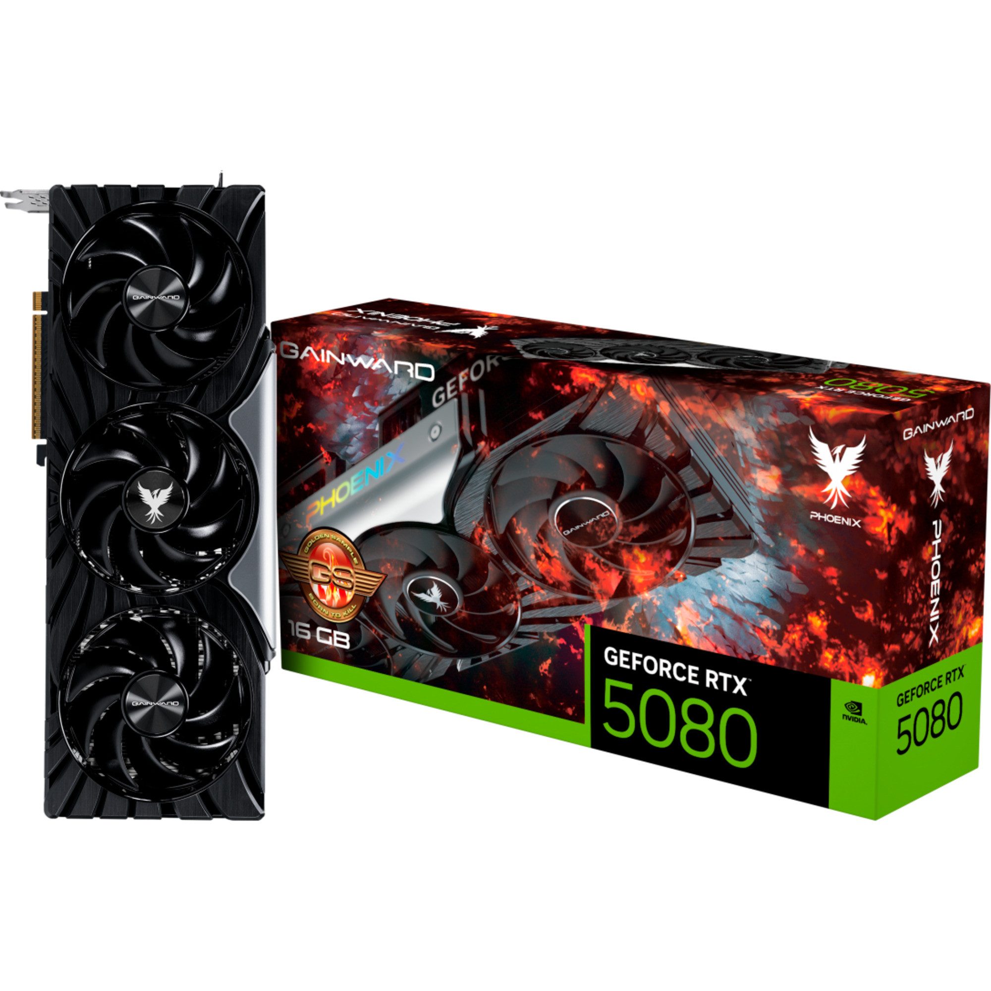 Gainward Gainward GeForce RTX 5080 Phoenix GS, Grafikkarte, Grafikkarte (16 GB)