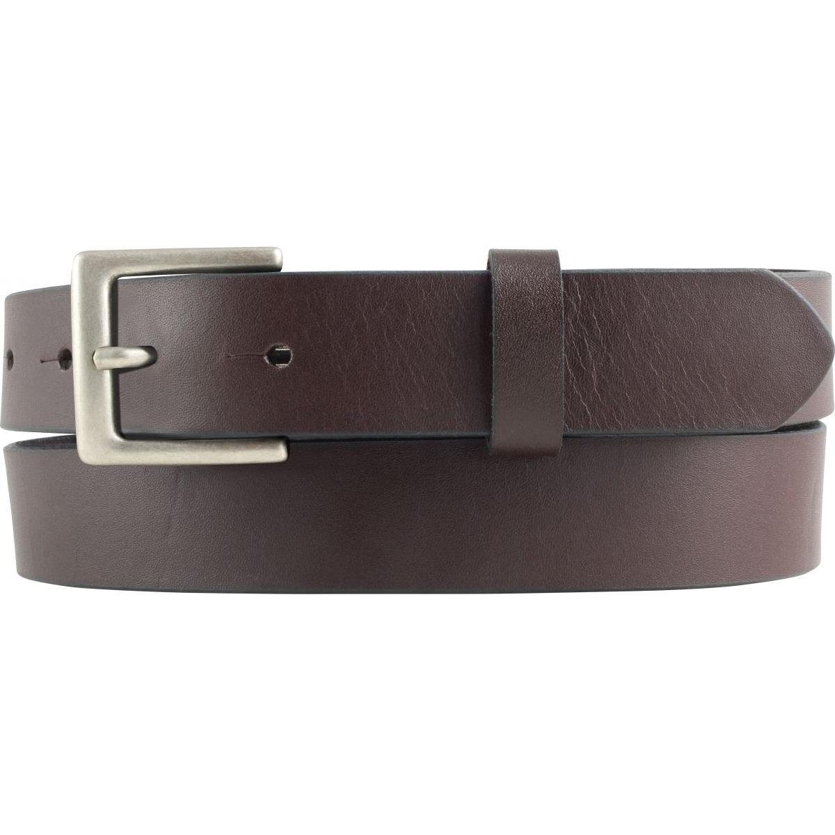 Ledergürtel Überlängen-Gürtel für Heren aus Vollrindleder 3 cm - Anzug-Gürtel mit