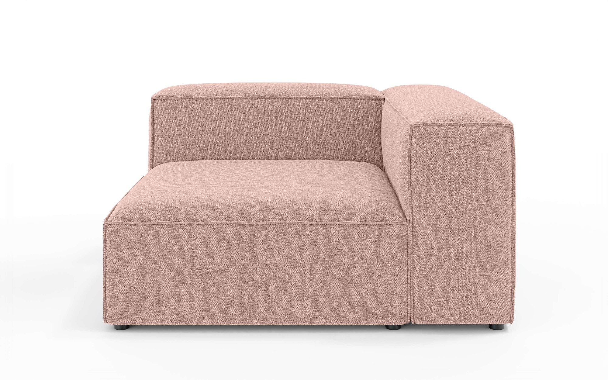 OTTO home Ottomane HAILY links/rechts bestellbar, Loungemöbel, Maße B/T/H: 130/130/72 cm, als Modul oder separat verwendbar, für individuelle Zusammenstellung