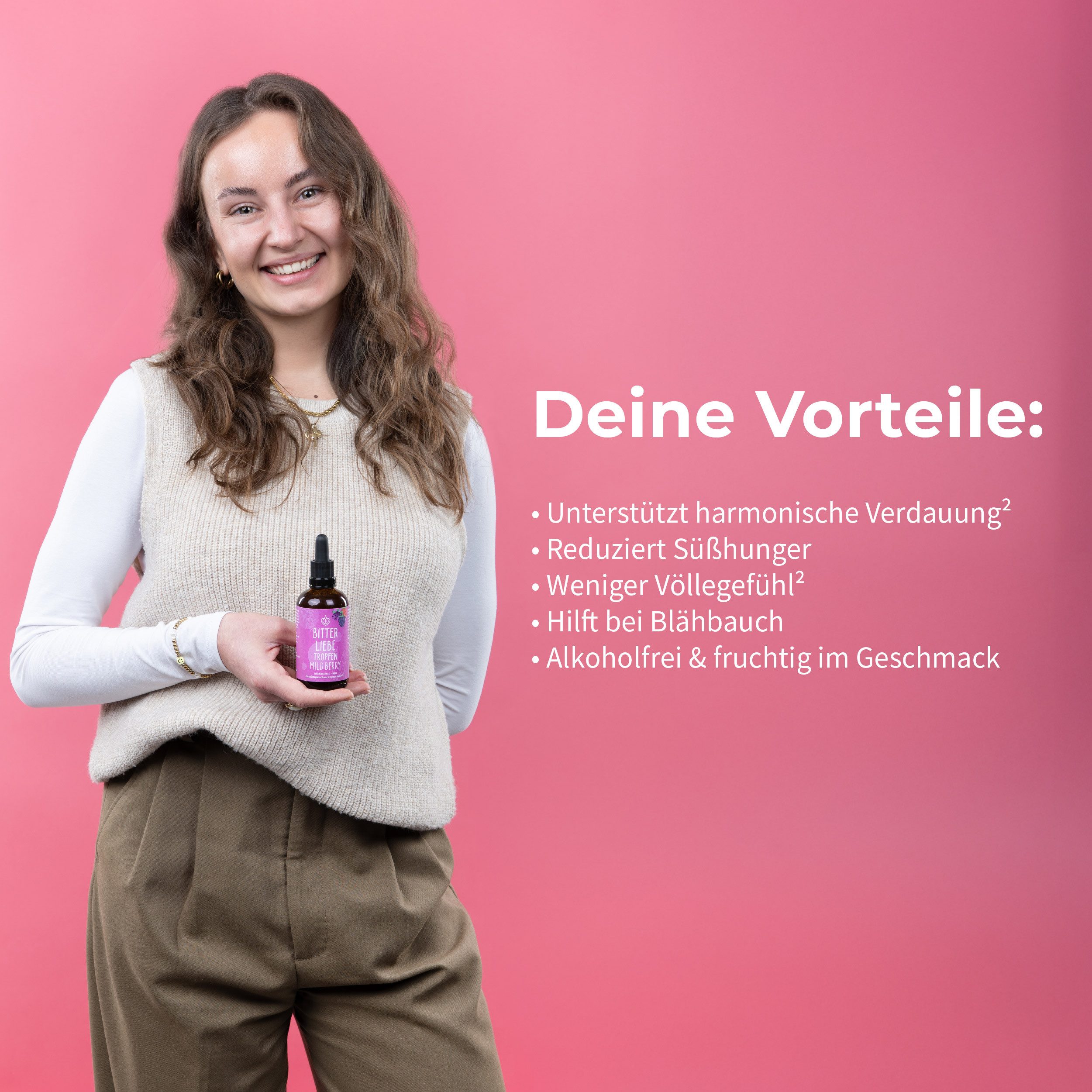 BitterLIebe BitterLiebe - Bittertropfen Berry - Bitterstoffe Tropfen ohne Alkohol Tropfen