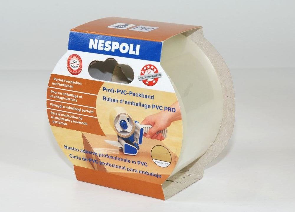 Nespoli m 50 Profi-PVC-Packband Nespoli 66 mm Packpapier x
