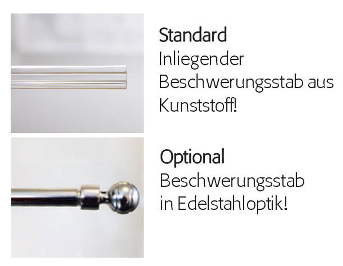 Scheibenhänger vertic transparent, Mohnblume edition- L gardinen-for-life Scheibengardine