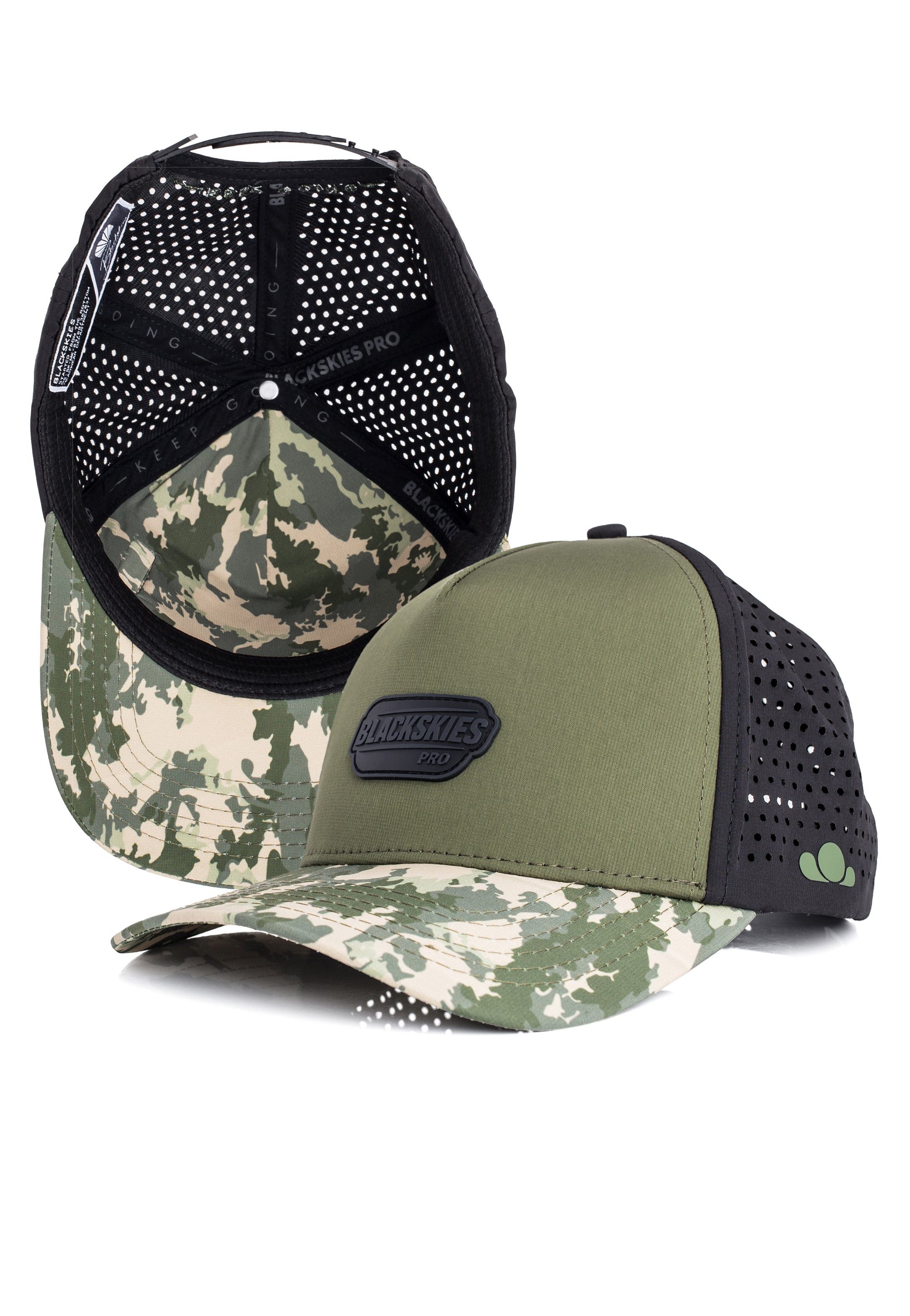 Blackskies Baseball Cap Pro Flow Sports Performance Cap Tactical Olive