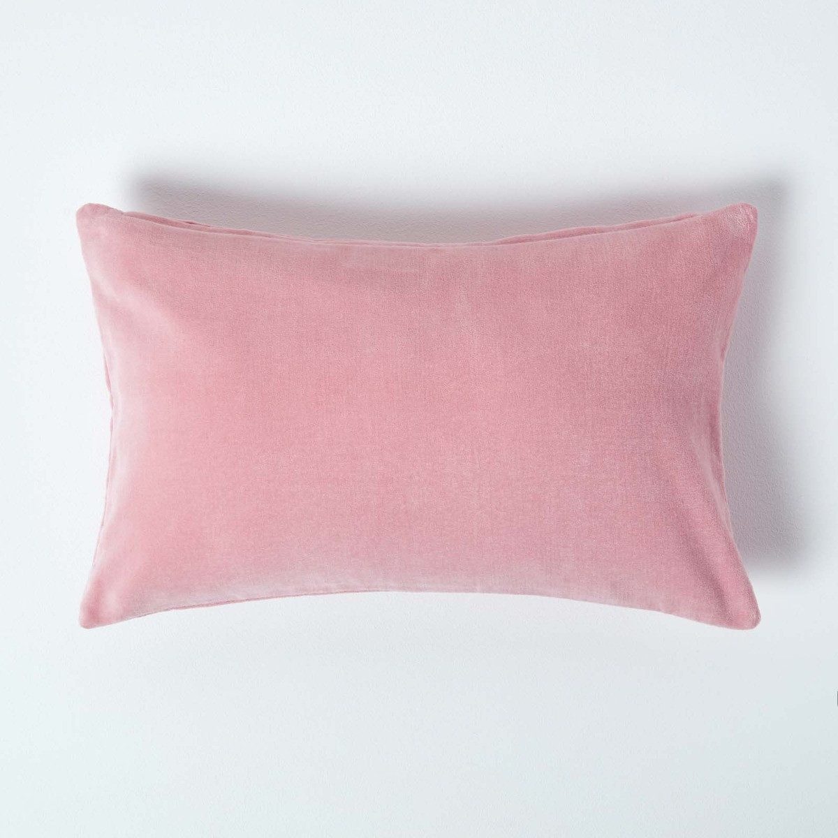 Homescapes Kissenhülle Samt-Kissenbezug in Rosa, 30 günstig online kaufen