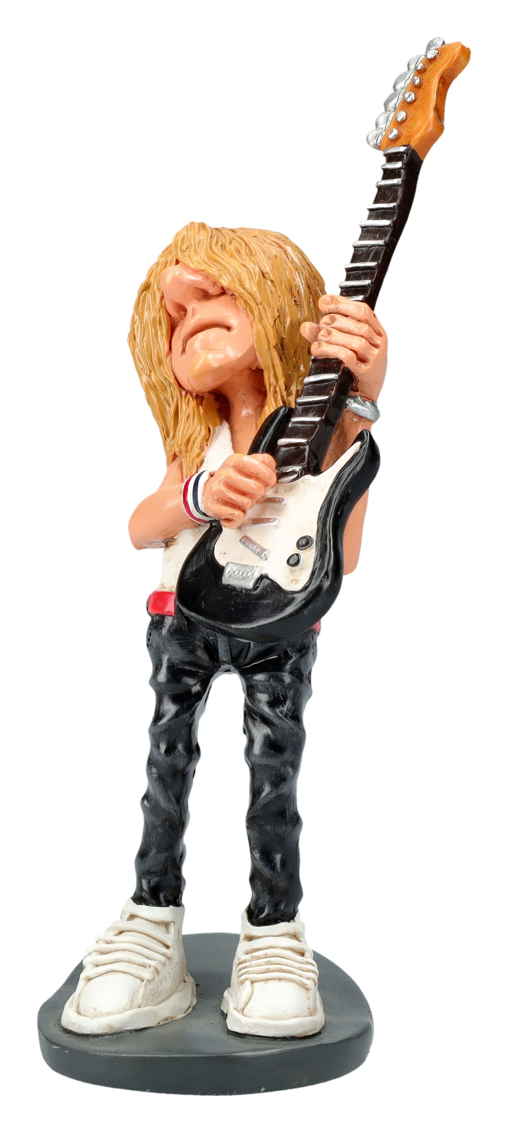 Dekofigur Lustige Rockstar Figur - Gitarrist Janick - Rockmusiker Musiker Deko