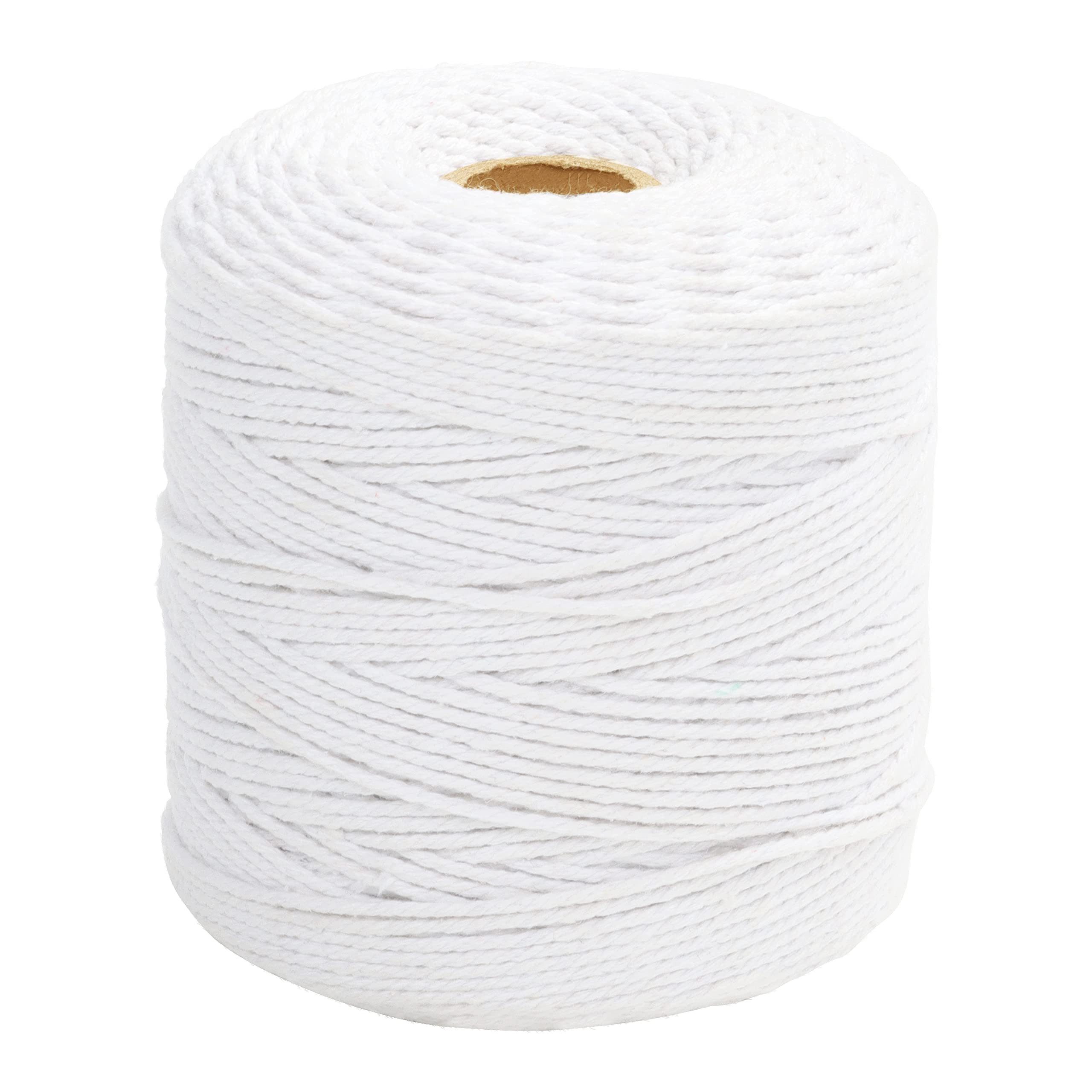 Handi Stitch Streudeko Alternative Title: Weiße Baumwollkordel für Makramee - 2,5mm x 240m, (1-tlg)