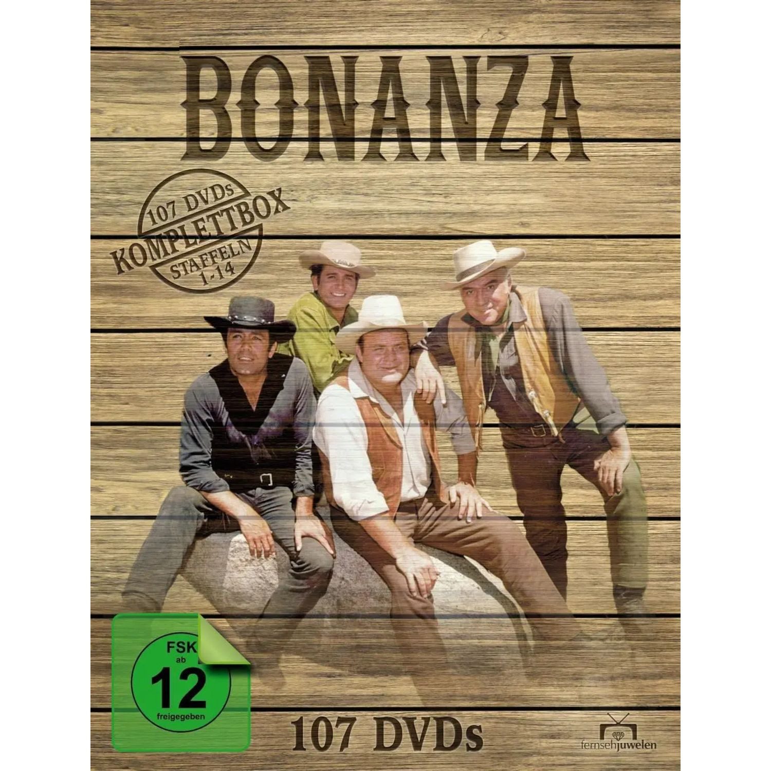DVD Bonanza - Komplettbox (Staffel 1-14)