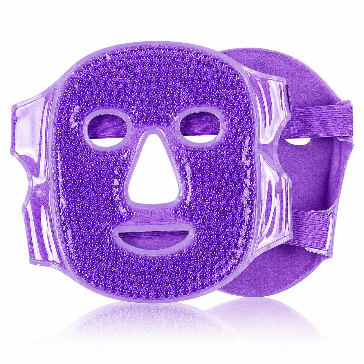 HAF Gesichtsmaske Gesichtsmaske Auswahl Kühlmaske Gesicht Eismaske Heiß & Kalt anwendbar Gegen geschwollene und müde Augen, Sowohl Heiß als auch Kalt anwendbar