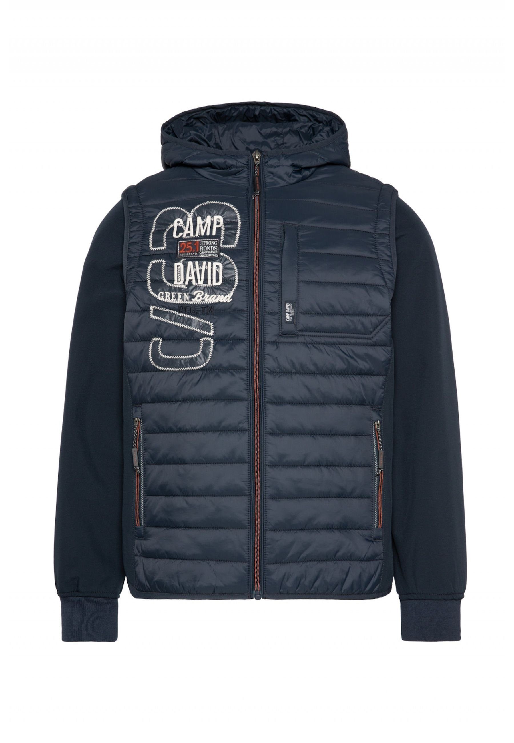 CAMP DAVID Steppjacke Jacke halb Stepp- günstig online kaufen