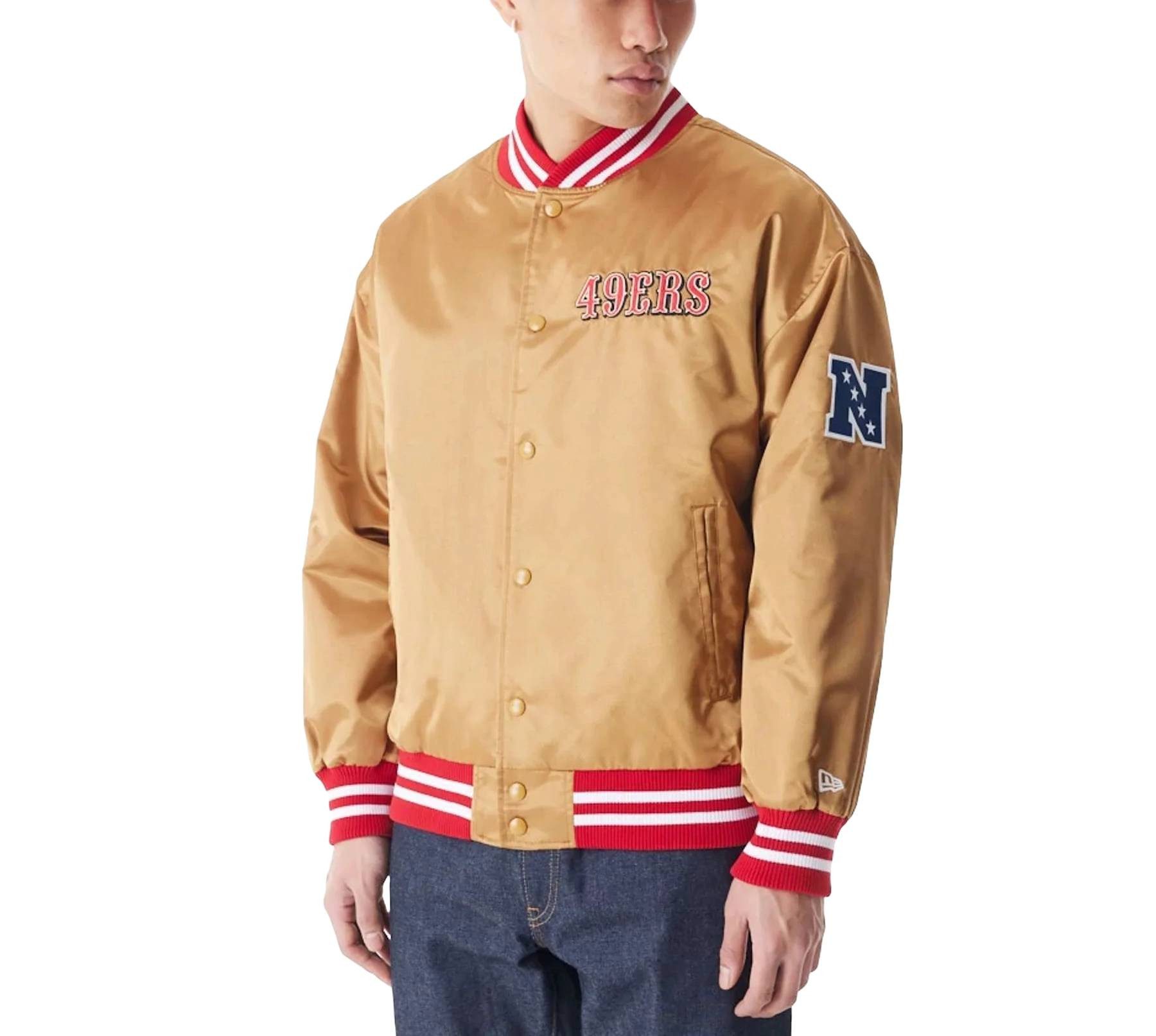 New Era Bomberjacke Jacke New Era NFL Bomber San Francisco 49ers bronze