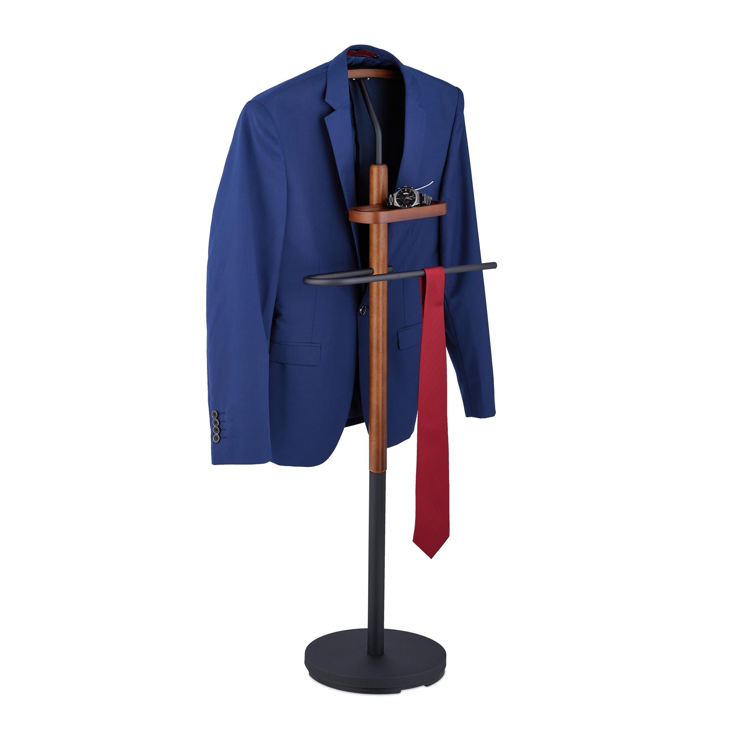 relaxdays Herrendiener Freistehender Herrendiener