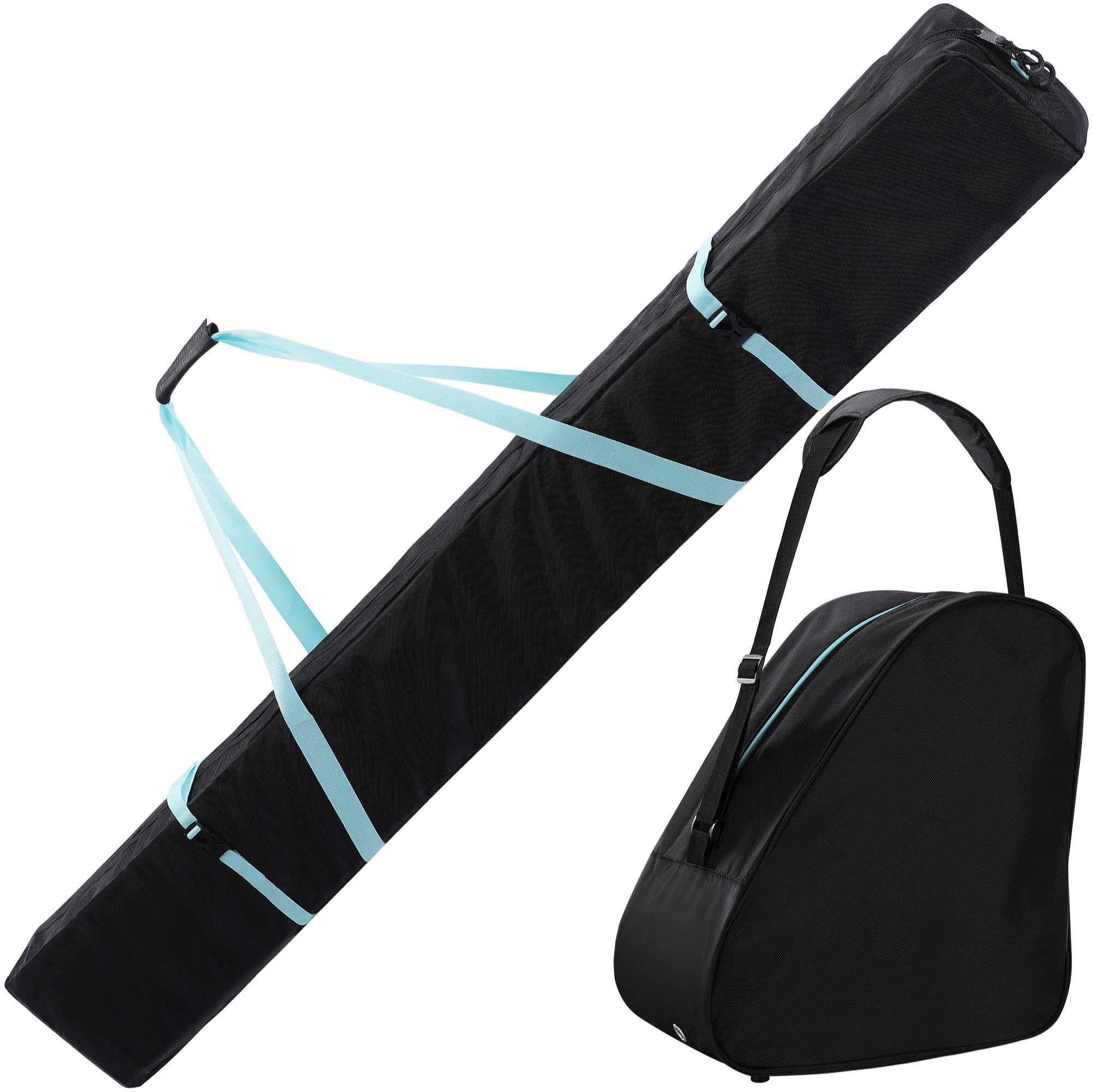 Navaris Sporttasche Universal Skischuhtasche und Skisack 190 cm - Tasche für Skistiefel | Sporttaschen