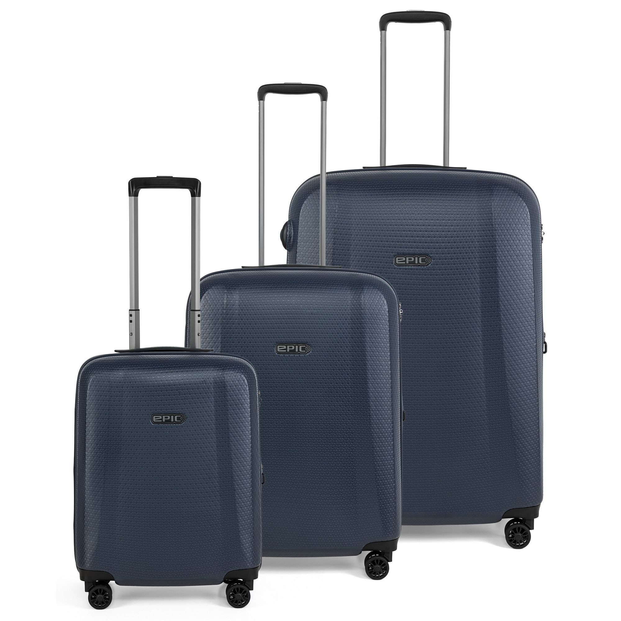 EPIC Trolleyset GTO 5.0, 4 Rollen, (3-teilig, 3 tlg), Polycarbonat
