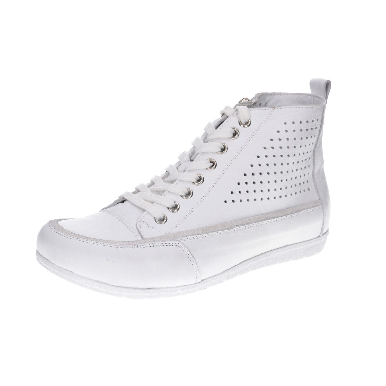 Andrea Conti Sommer Bootie Leder Schnürschuh
