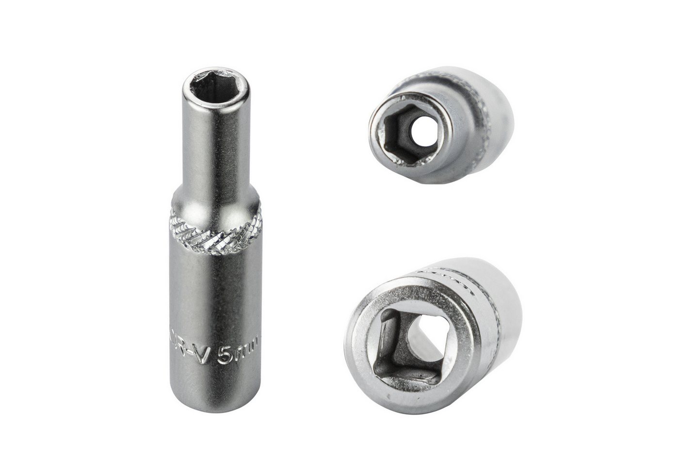 Thumbnail - DEMA Stecknuss Stecknuss Sechskant 5mm 6 Kant 1/4" lang (CR-V)