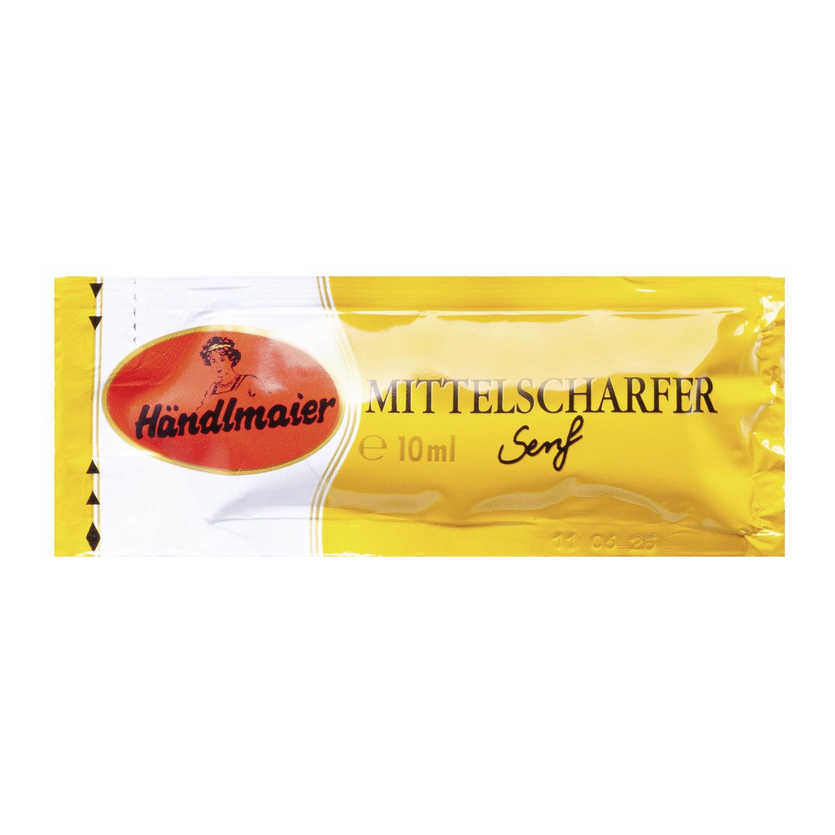 Händlmaier Saucen, Händlmaier mittelscharfer Senf portionierter Form 200x10ml 2000ml