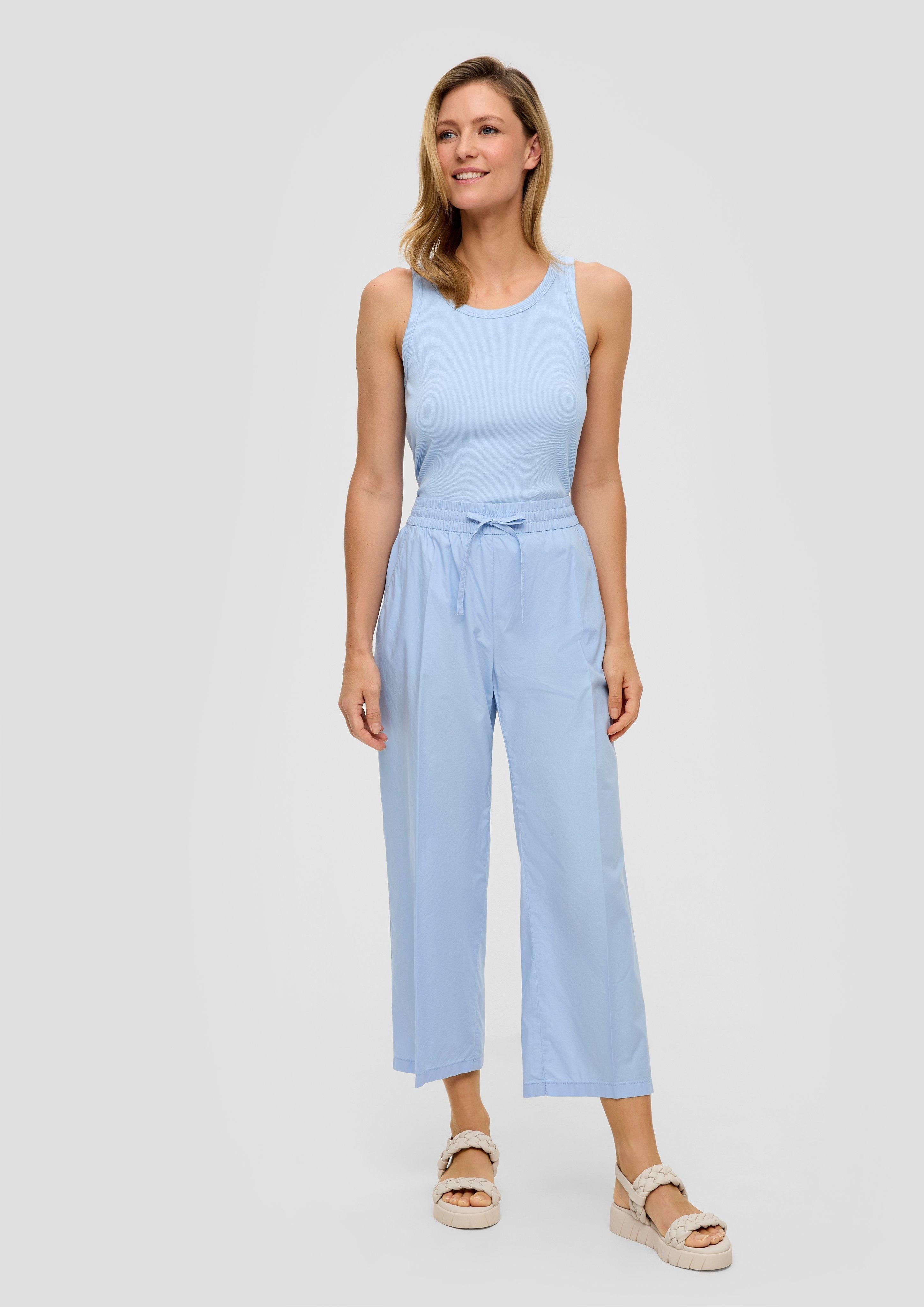 s.Oliver 7/8-Hose Culotte aus Baumwolle mit günstig online kaufen