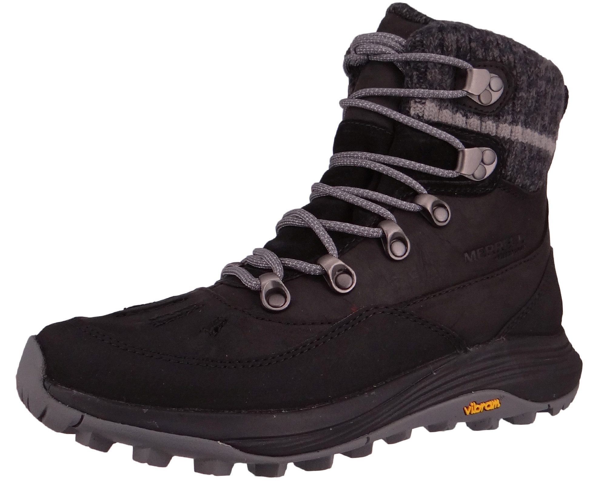 J037410 Thermo Mid Zip WP Black Stiefel