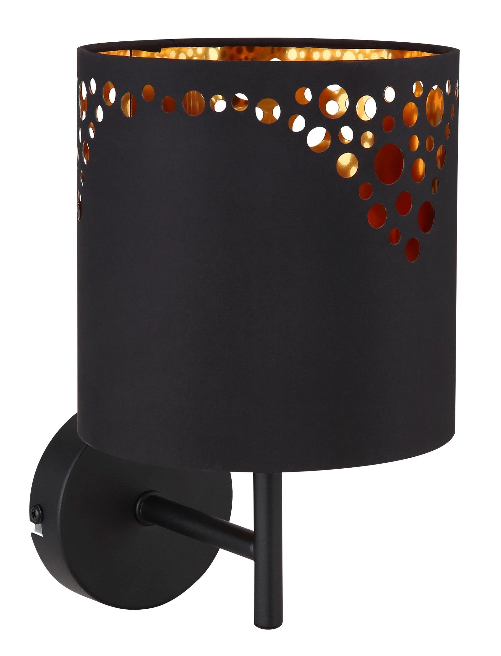 GLOBO LIGHTING Wandleuchte Wandleuchte Textil Schirm günstig online kaufen